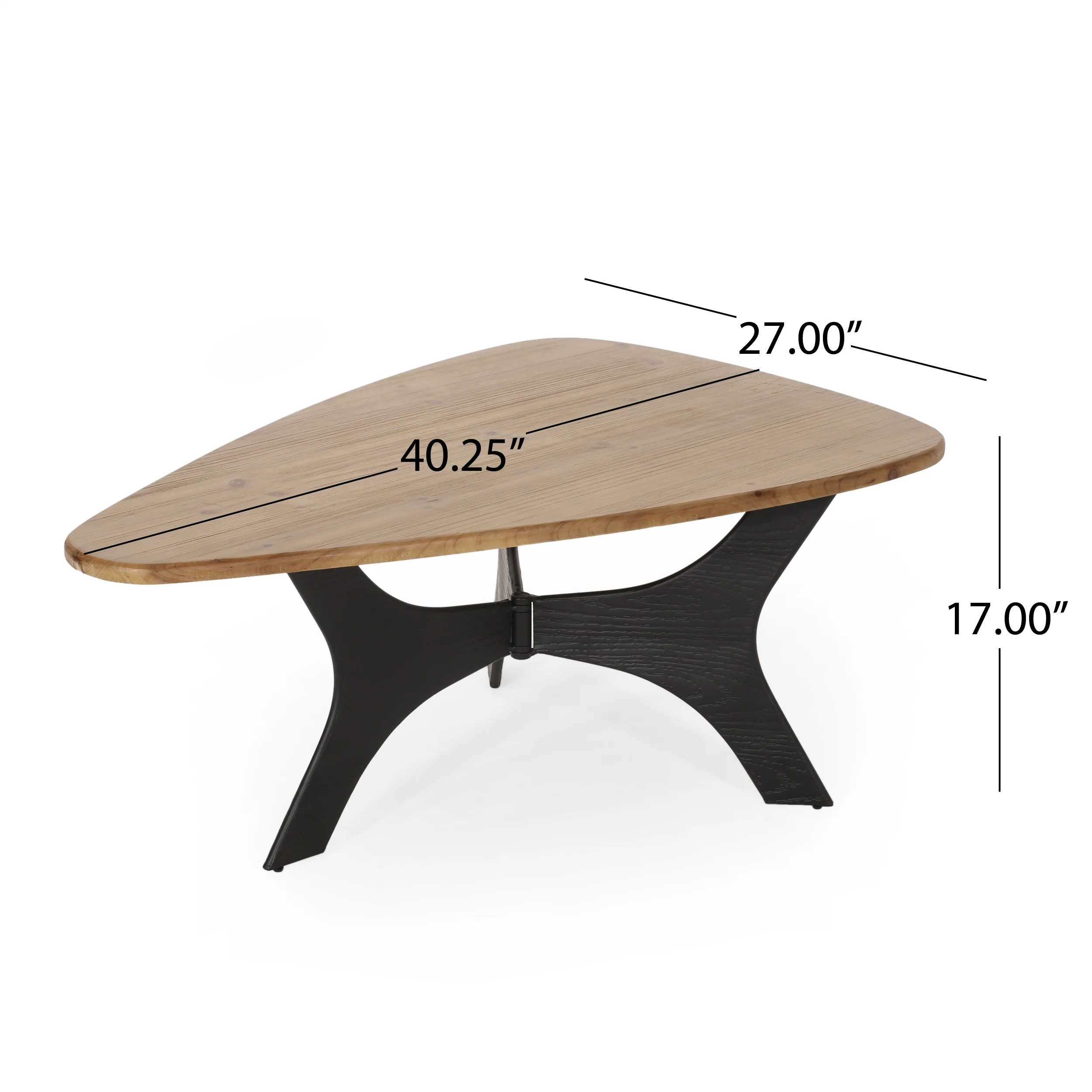 Zaylen Modern Industrial Guitar Pick Coffee Table - furnishings