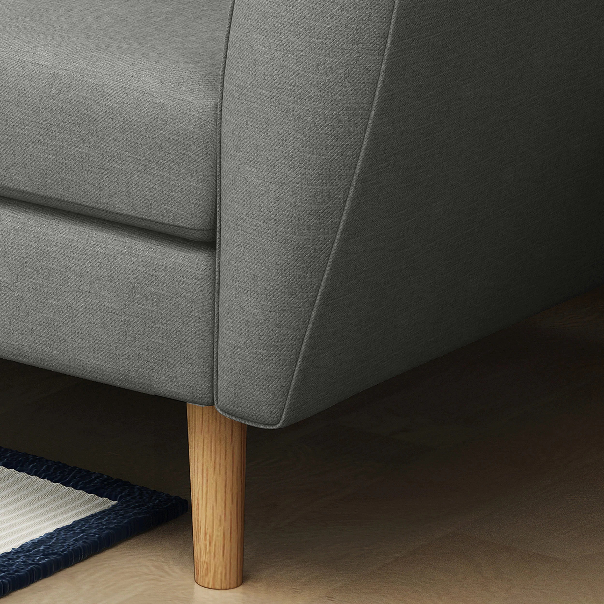 Angelica Mid-Century Modern Fabric Tufted Sofa - furnishings