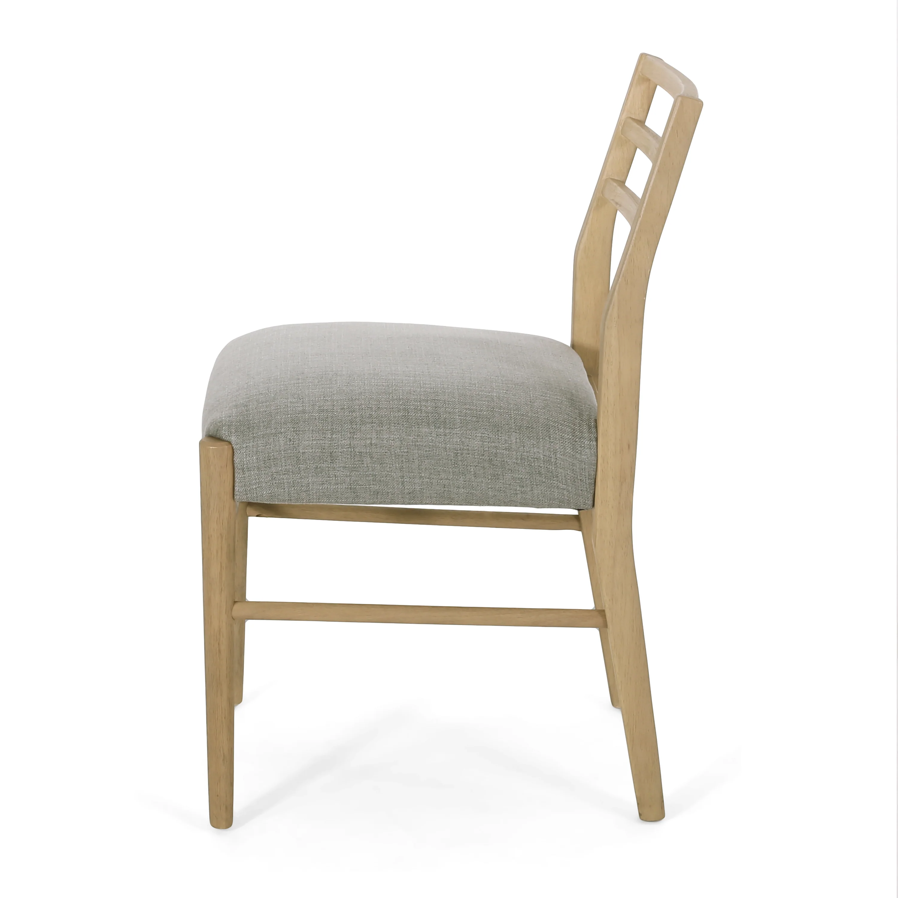 Felly Farmhouse Fabric Upholstered Wood Dining Chairs, Set of 2 - furnishings