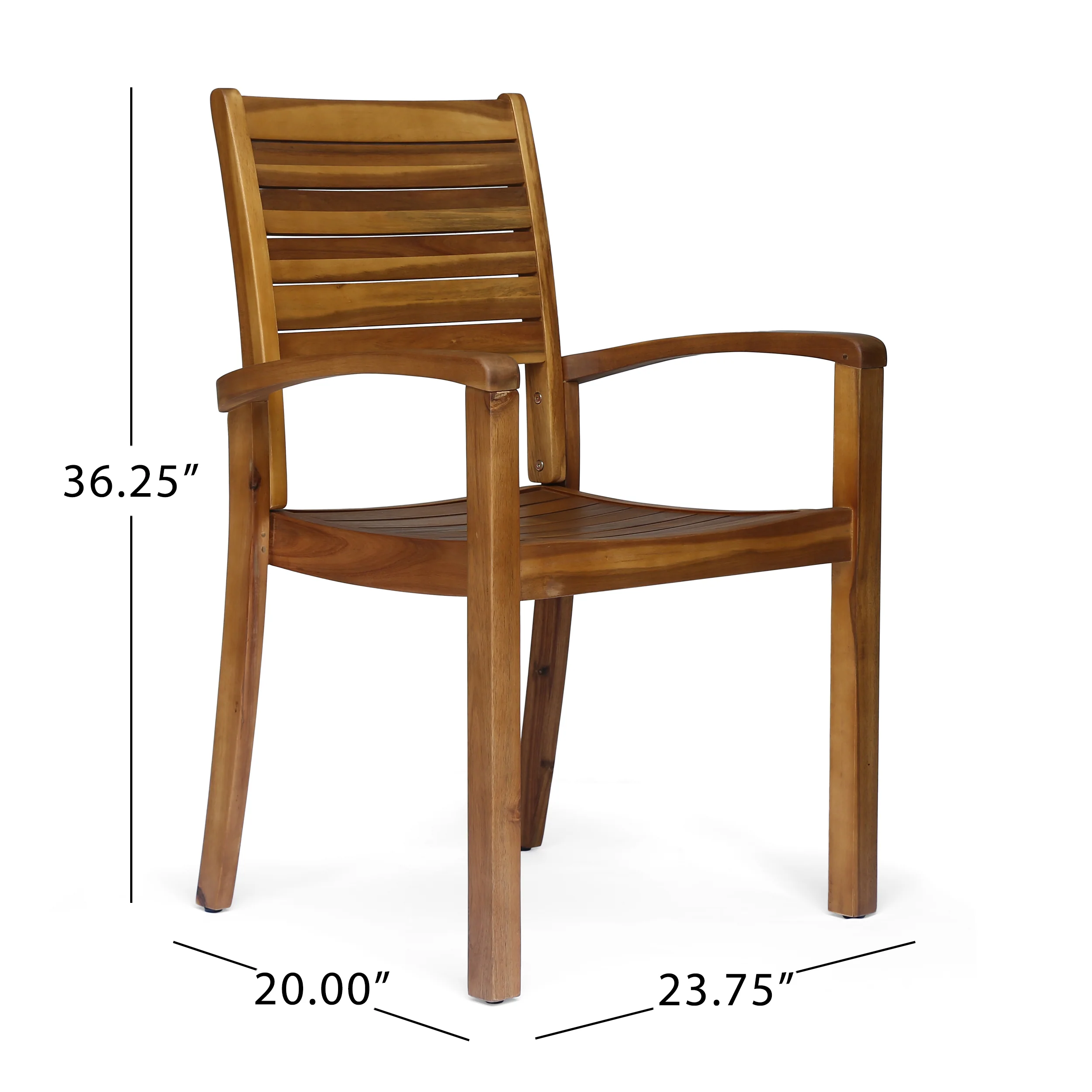 Payne Outdoor Rustic 5 Piece Round Acacia Wood Dining Set with Slats - furnishings