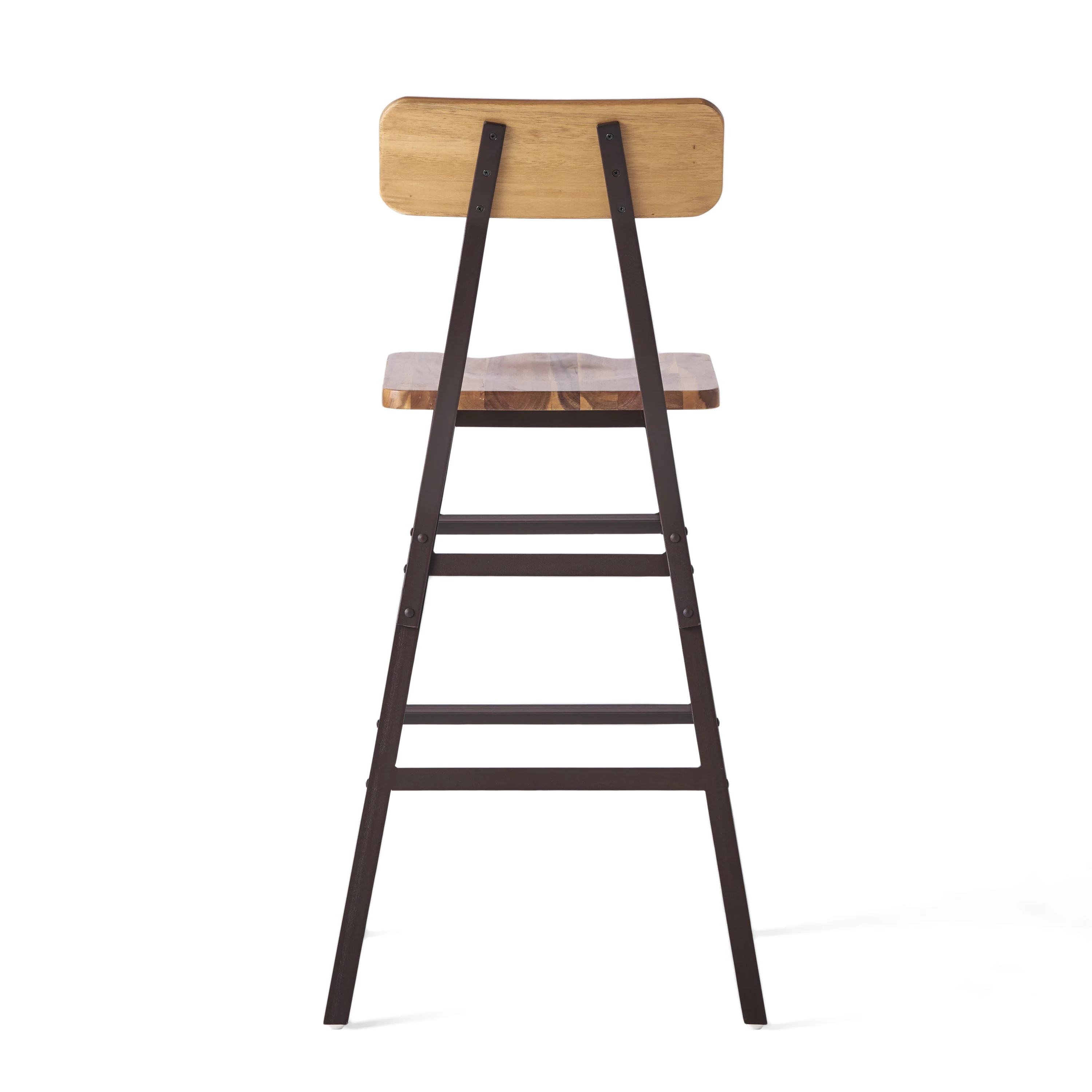Lilinden Natural Stained Laminated Acacia 28-Inch Bar Chair (Set of 2) - furnishings