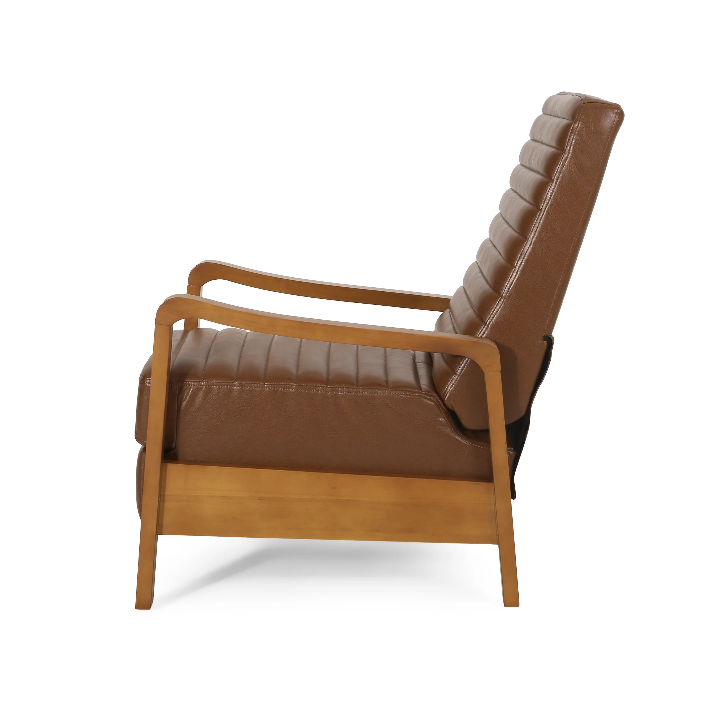 Neihart Contemporary Channel Stitch Pushback Recliner - furnishings