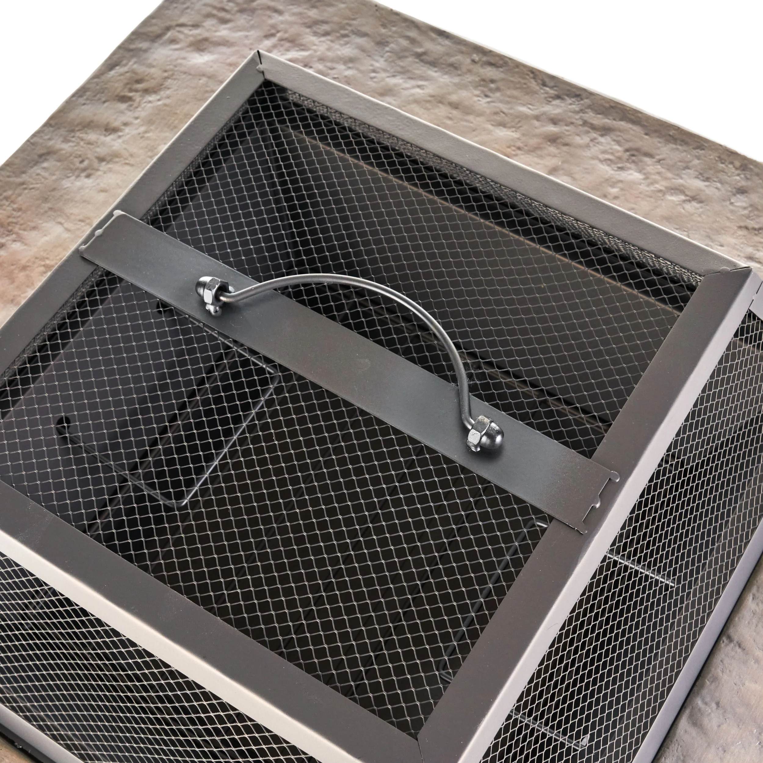 Tundra Natural Stone Fire Pit - furnishings