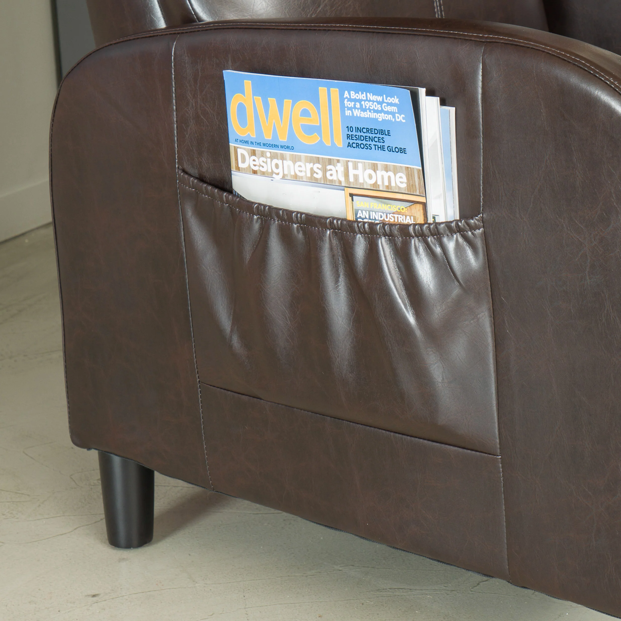 Trenton Leather Recliner - furnishings