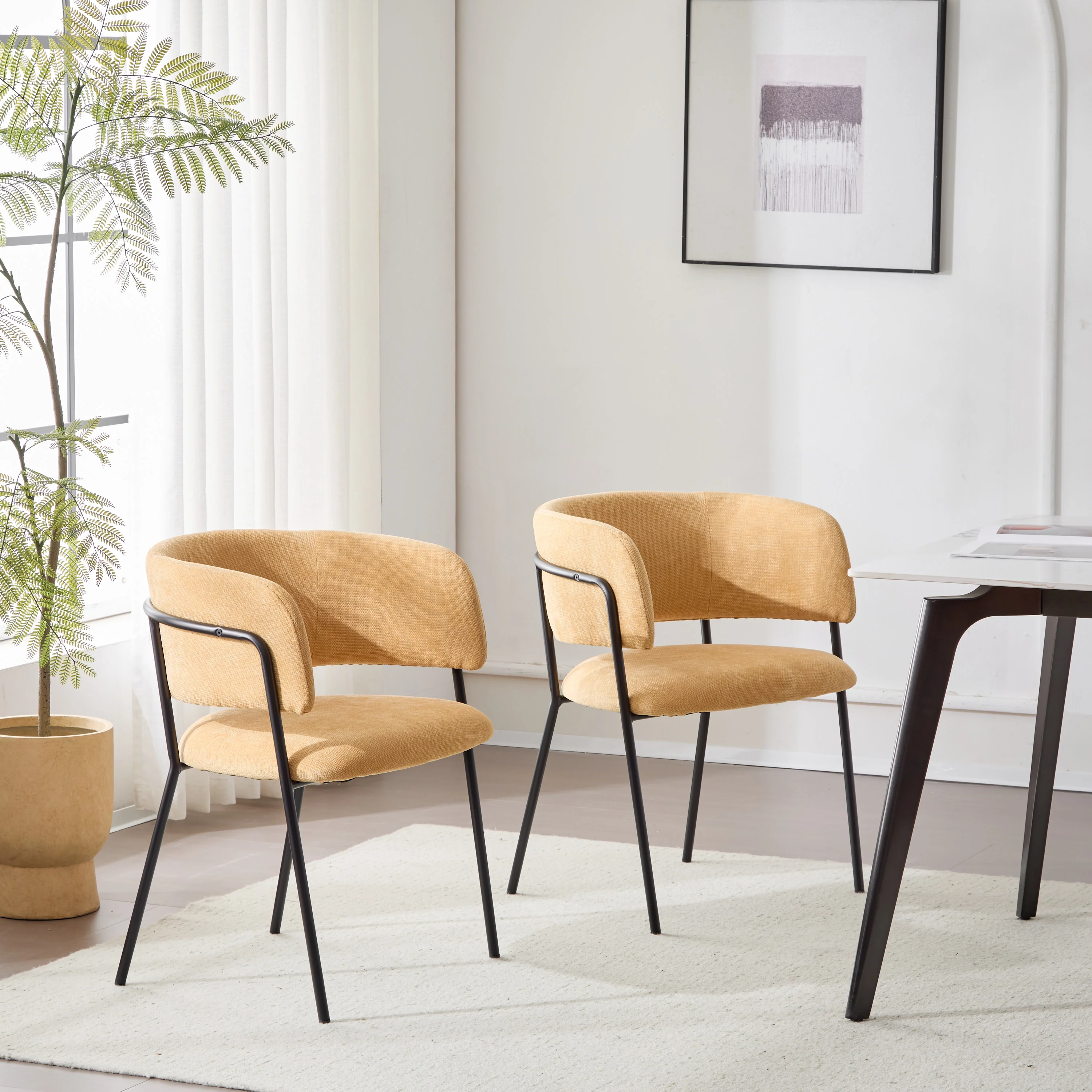 Orsone Modern Upholstered Dining Chairs - furnishings