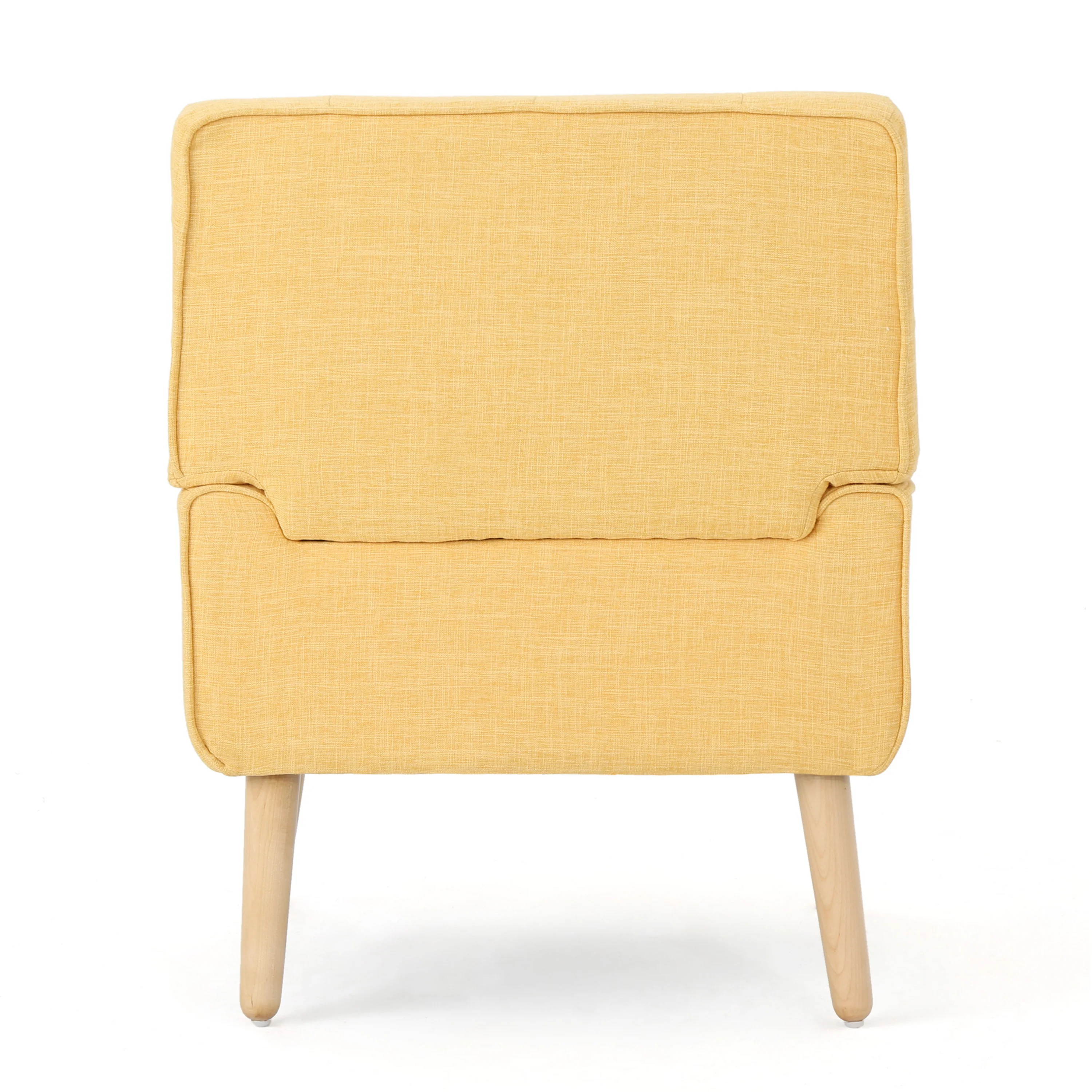 Eonna Mid-Century Modern Button Tufted Fabric Upholstered Accent Chair - furnishings