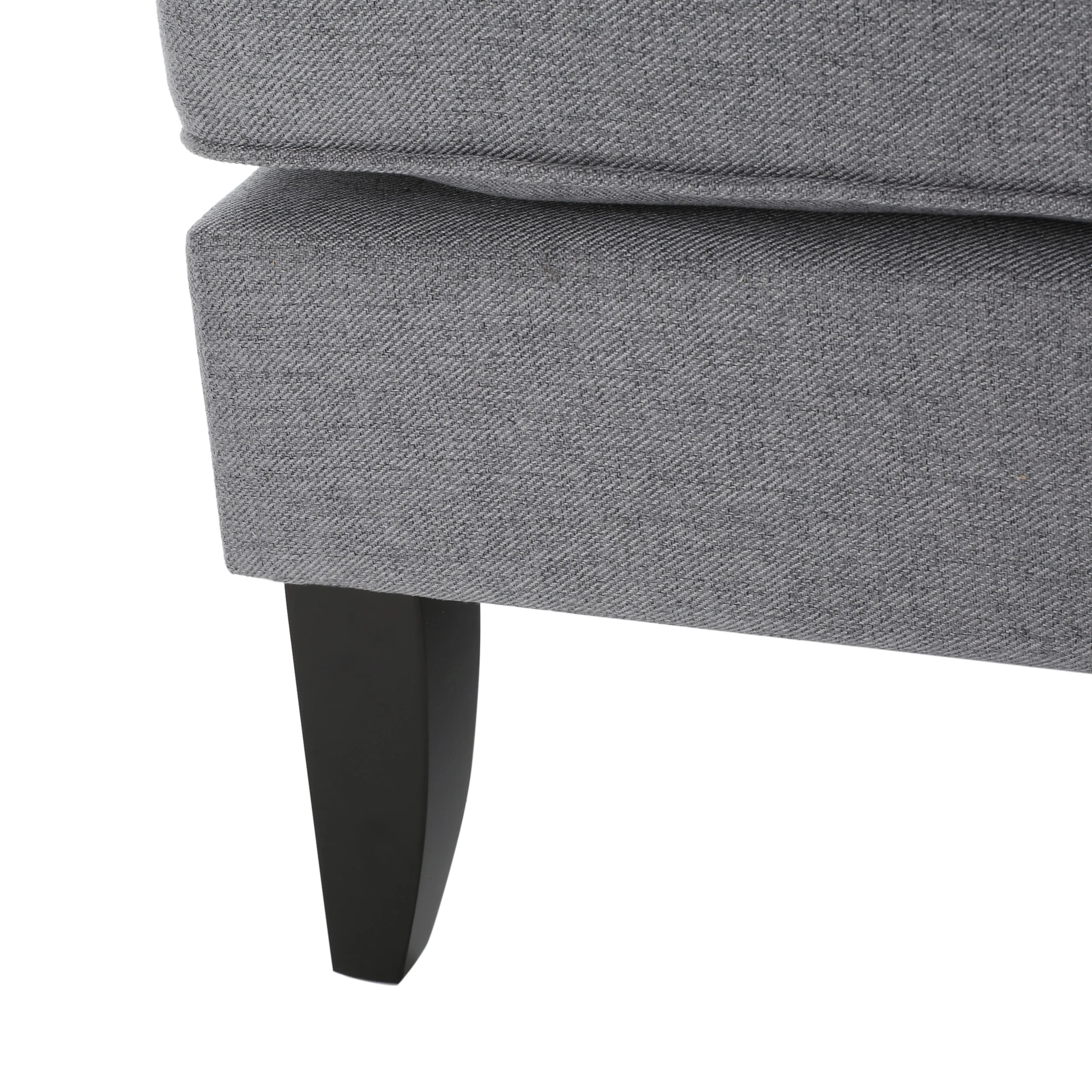 Talette Studded Modern Club Arm Chair - furnishings