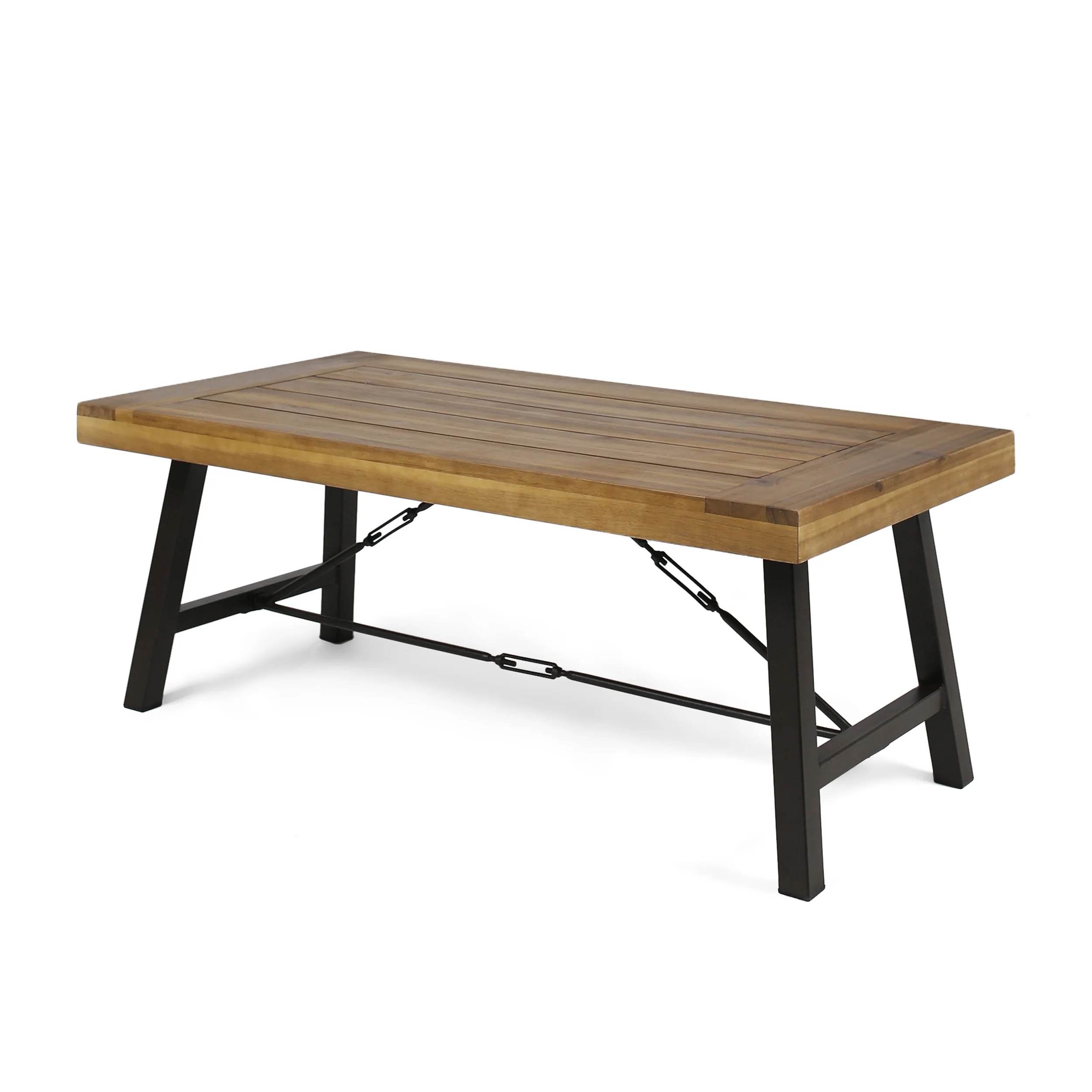 Easter Outdoor Acacia Wood Coffee Table, Teak - furnishings