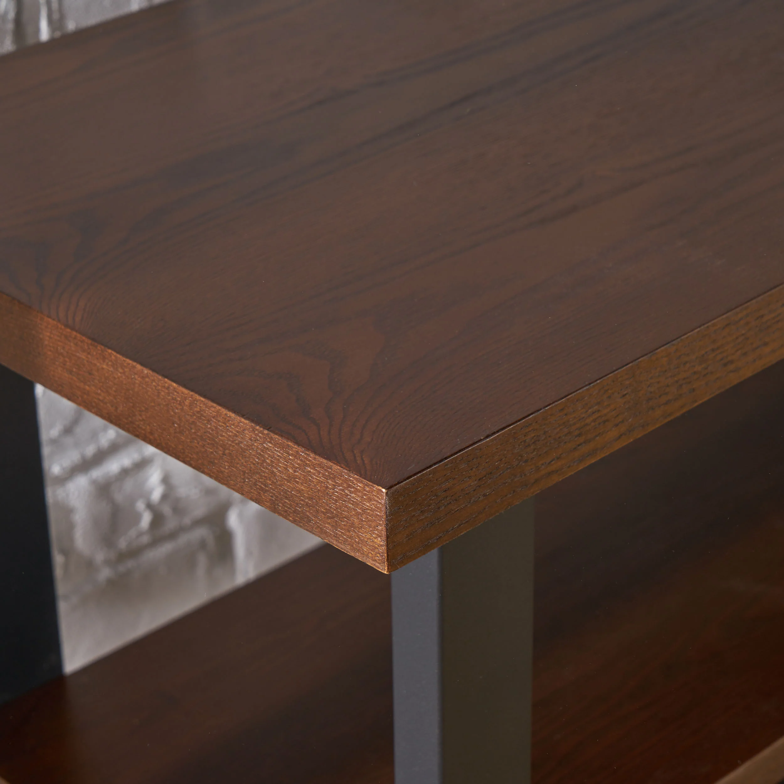Ferdinand Modern Industrial 2 Shelf Console Table - furnishings