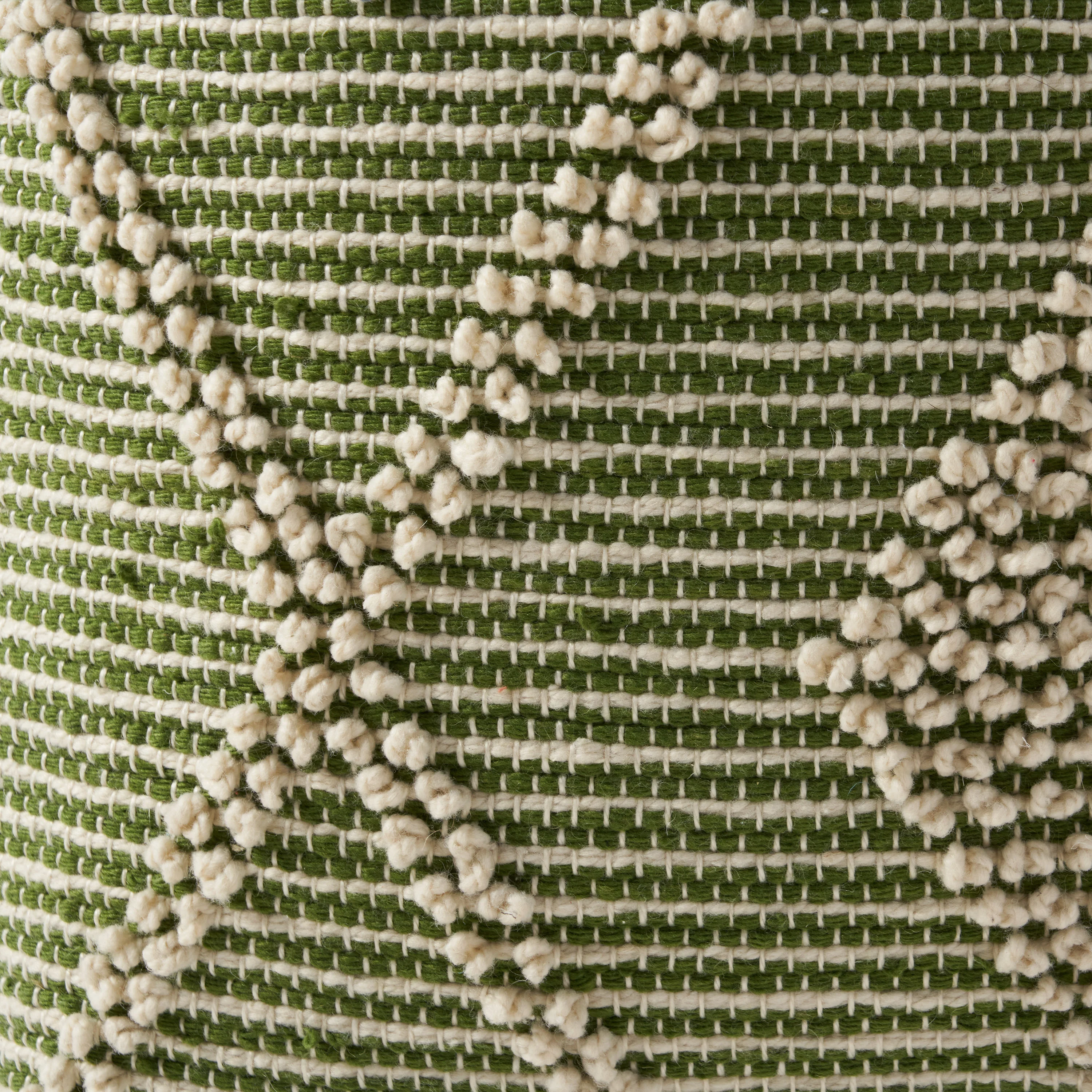 Dereka Contemporary Handcrafted Faux Yarn Pouf - furnishings