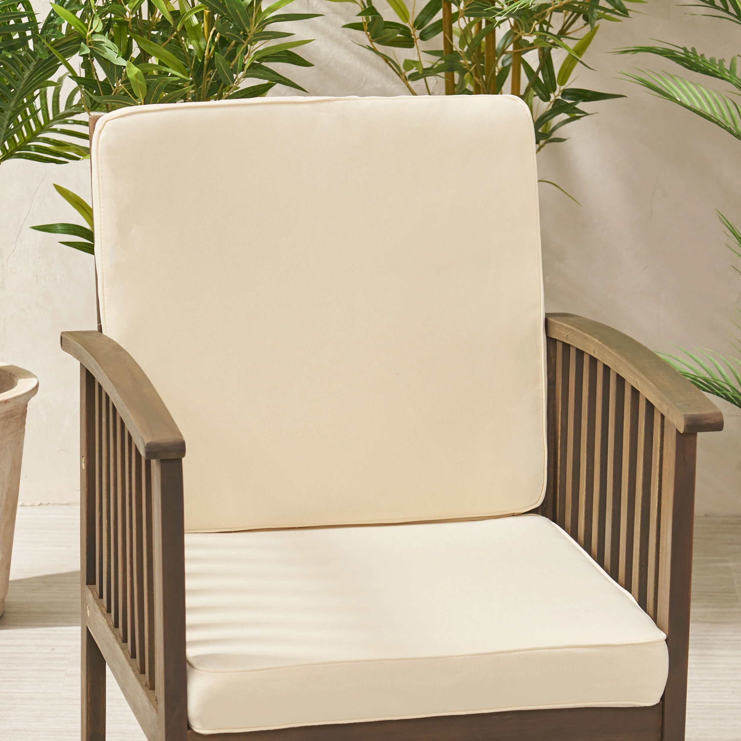 Eydan Outdoor Water Resistant Fabric Club Chair Cushions - furnishings