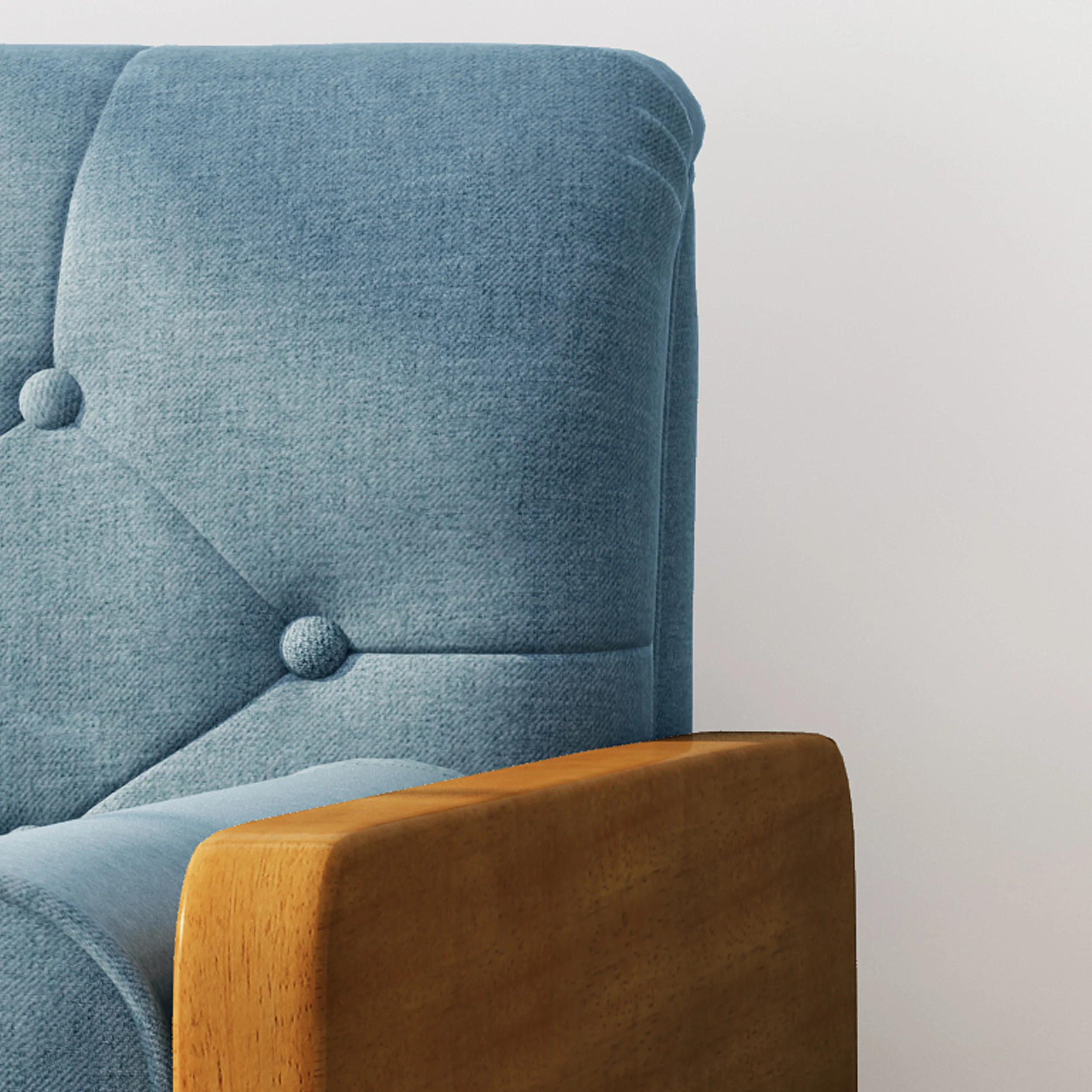 Greta Mid Century Modern Fabric Club Chair - furnishings