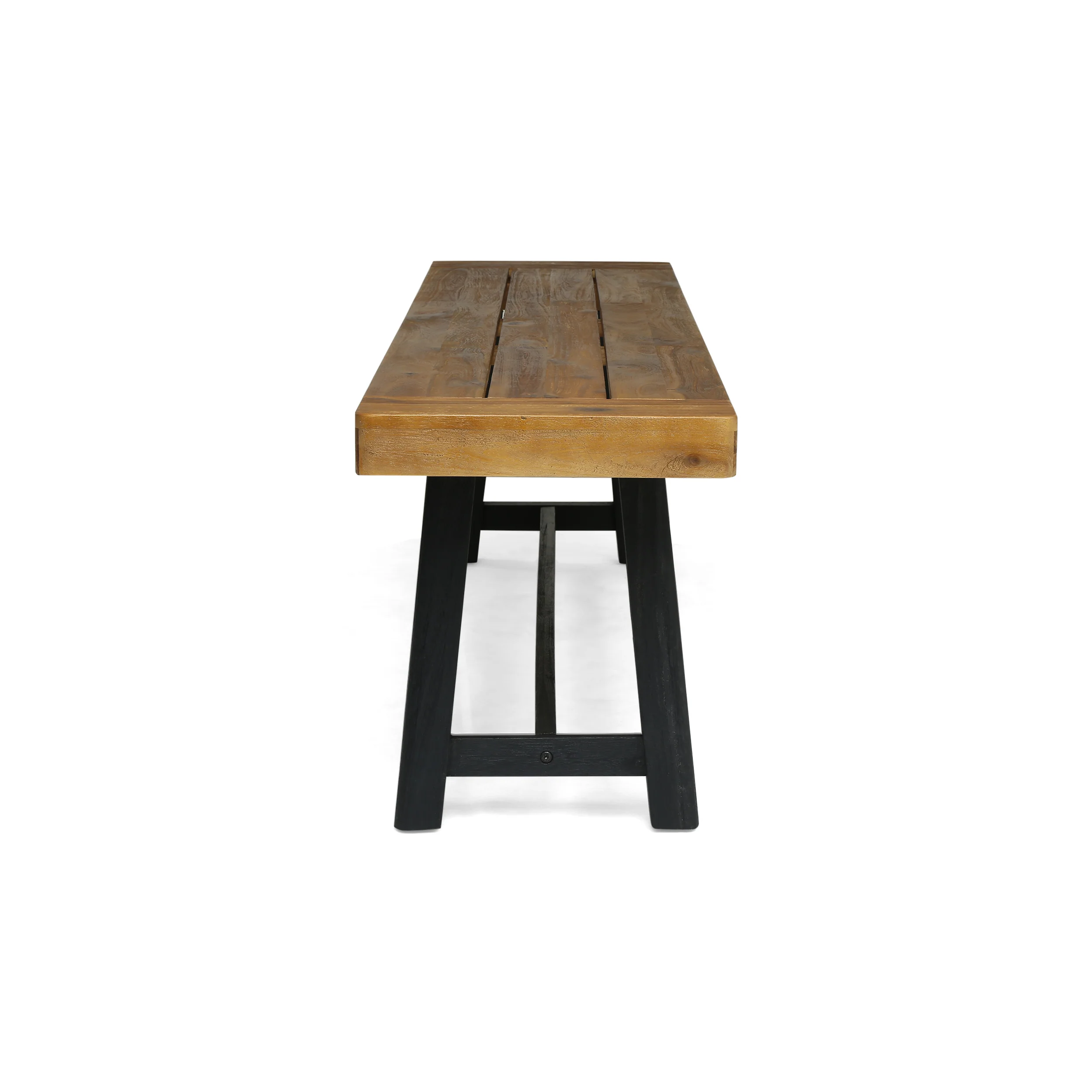 Toby Outdoor Acacia Wood Bench - furnishings