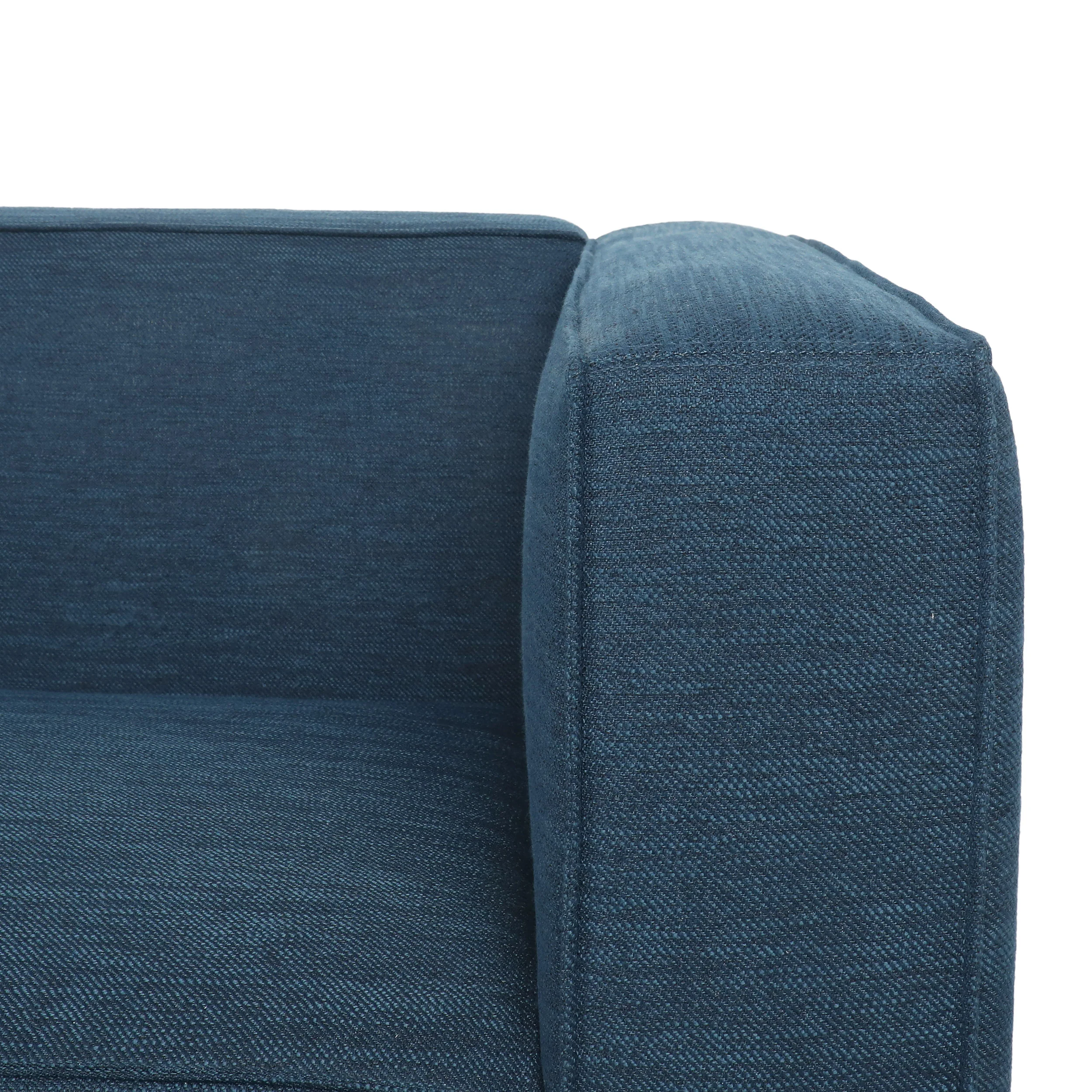 Pamsha Contemporary Fabric Upholstered Loveseat - furnishings