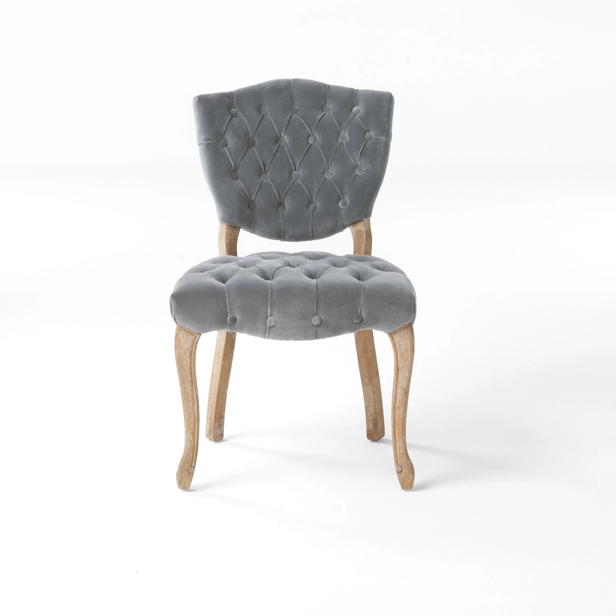 Duke Tufted Velvet Dining Chair (set of 2) - furnishings