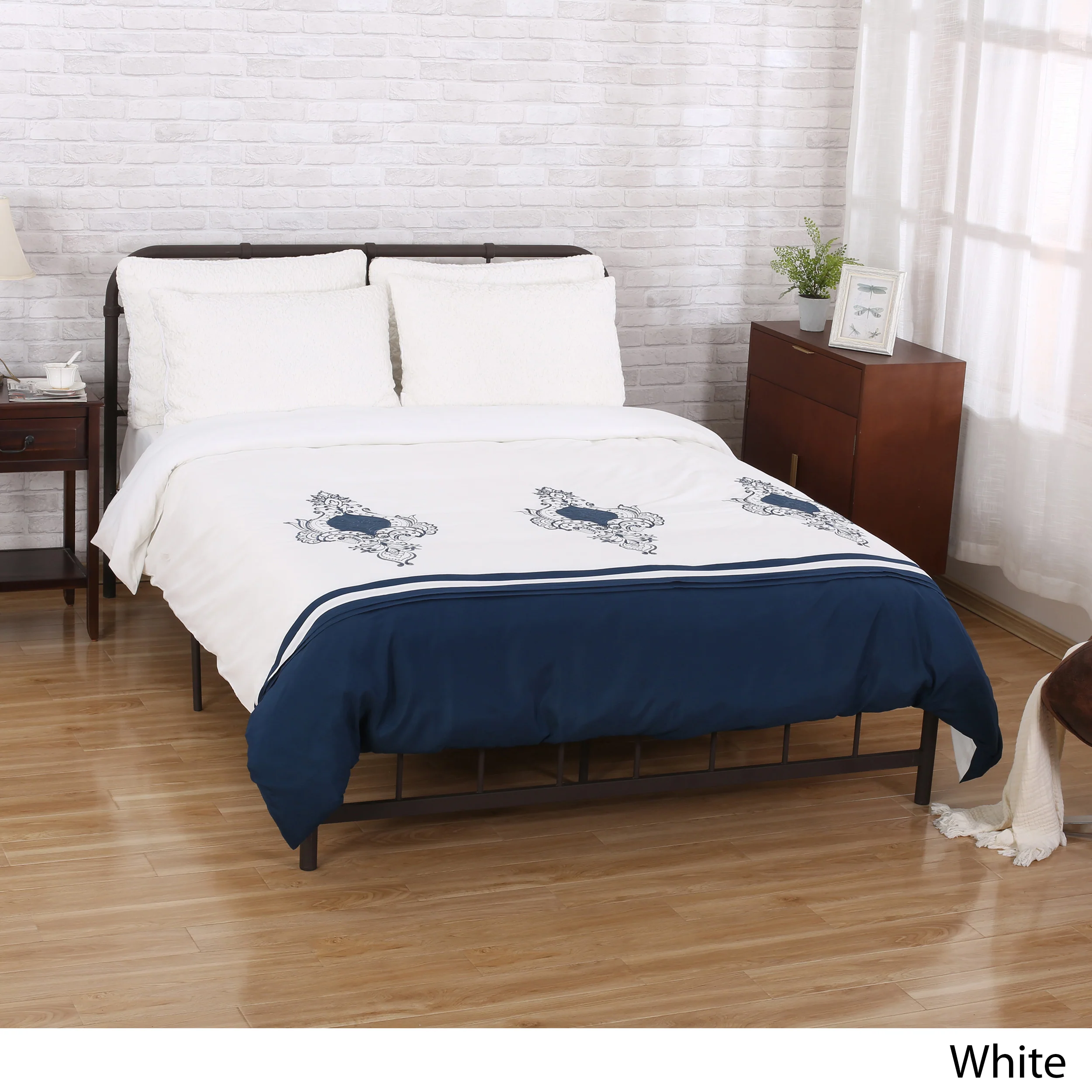 Bodhi Queen Size Fabric Duvet Cover - furnishings