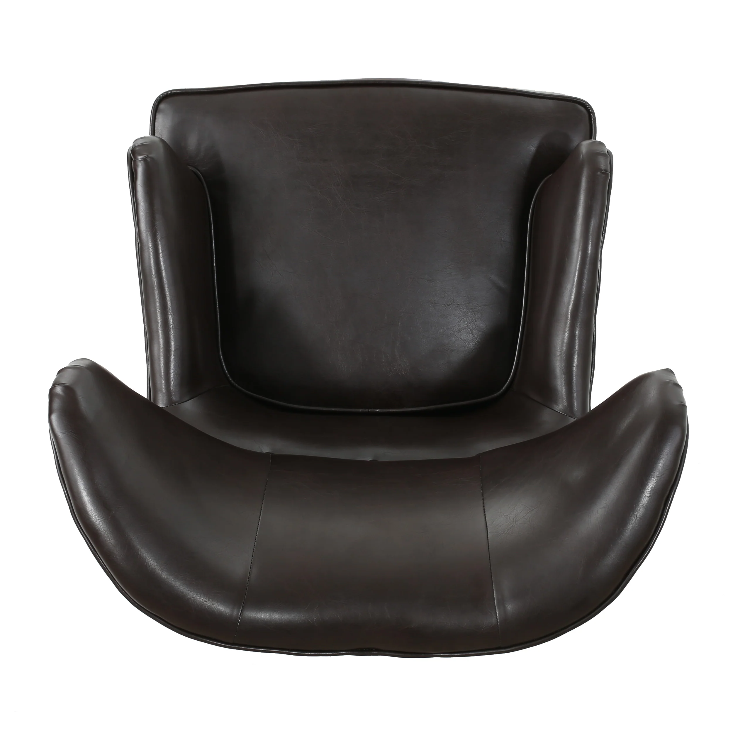Romford Leather High Back Wingback Armchair - furnishings
