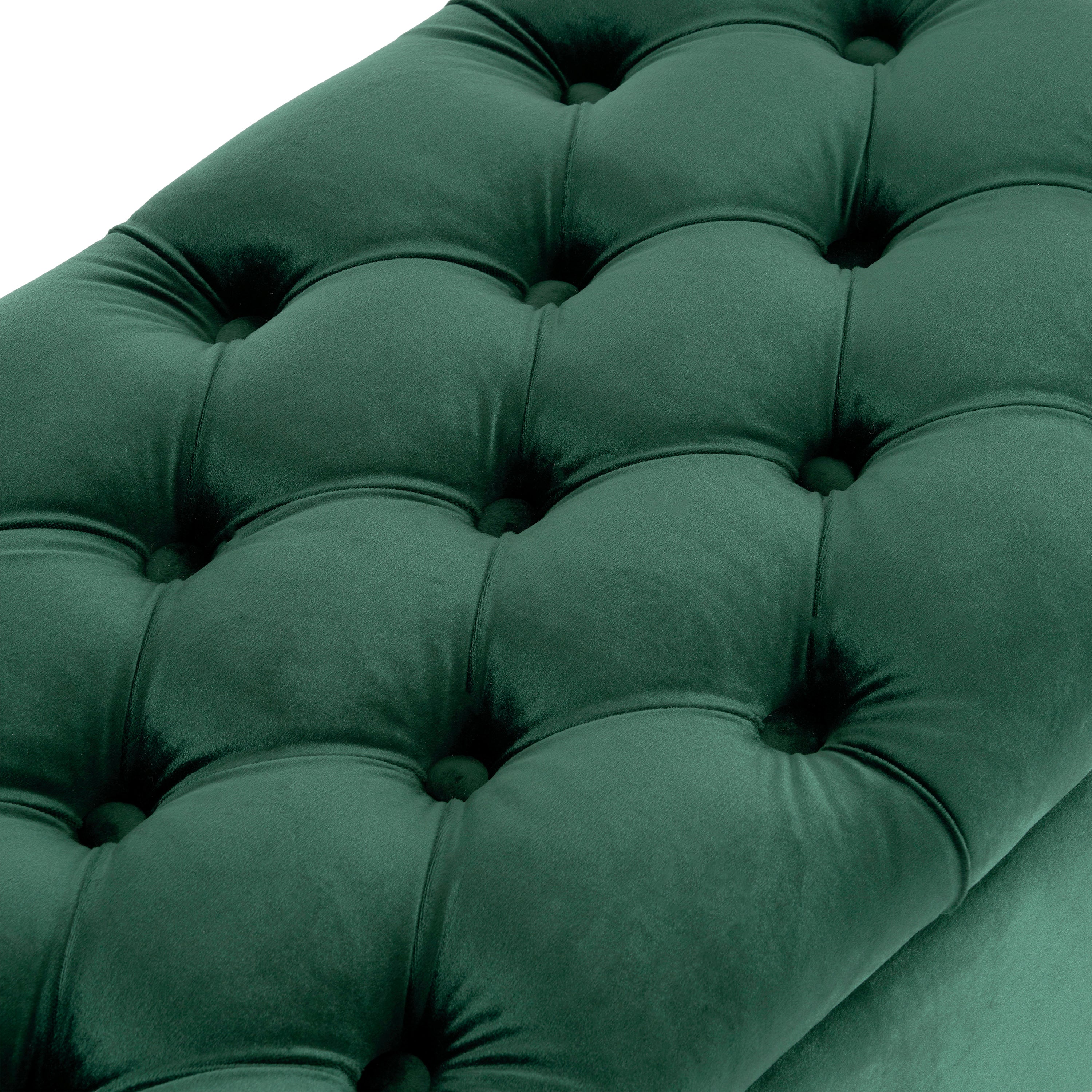 Noctiss Tufted Fabric Ottoman Bench - furnishings