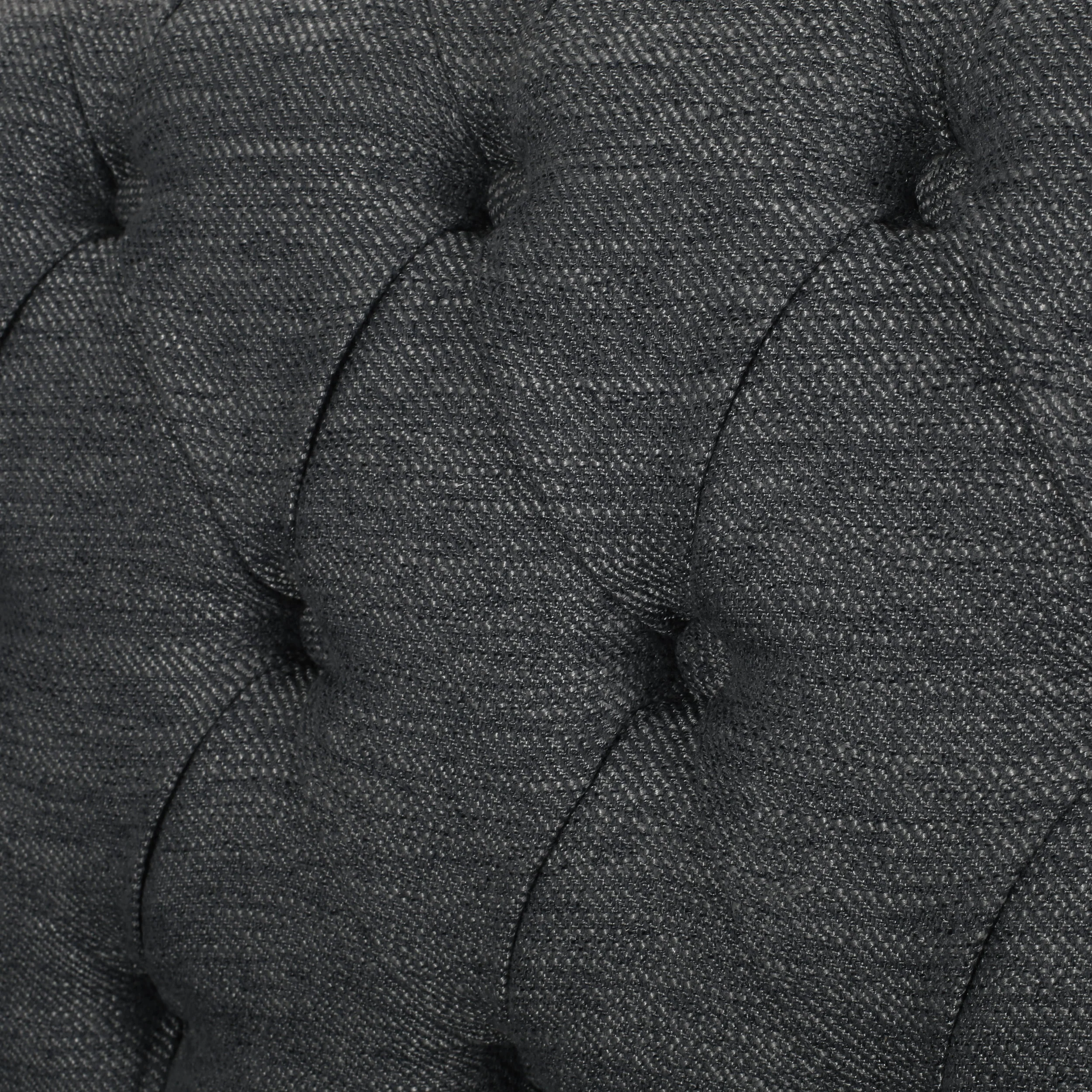 Adetokunbo Tufted Chesterfield Fabric 3 Seater Sofa - furnishings