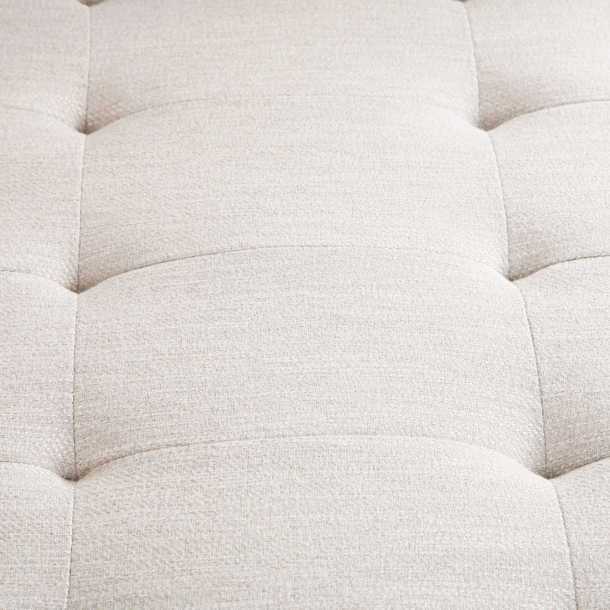 Marla Mid-Century Modern High Back Fabric Settee with Nailhead Trim - furnishings