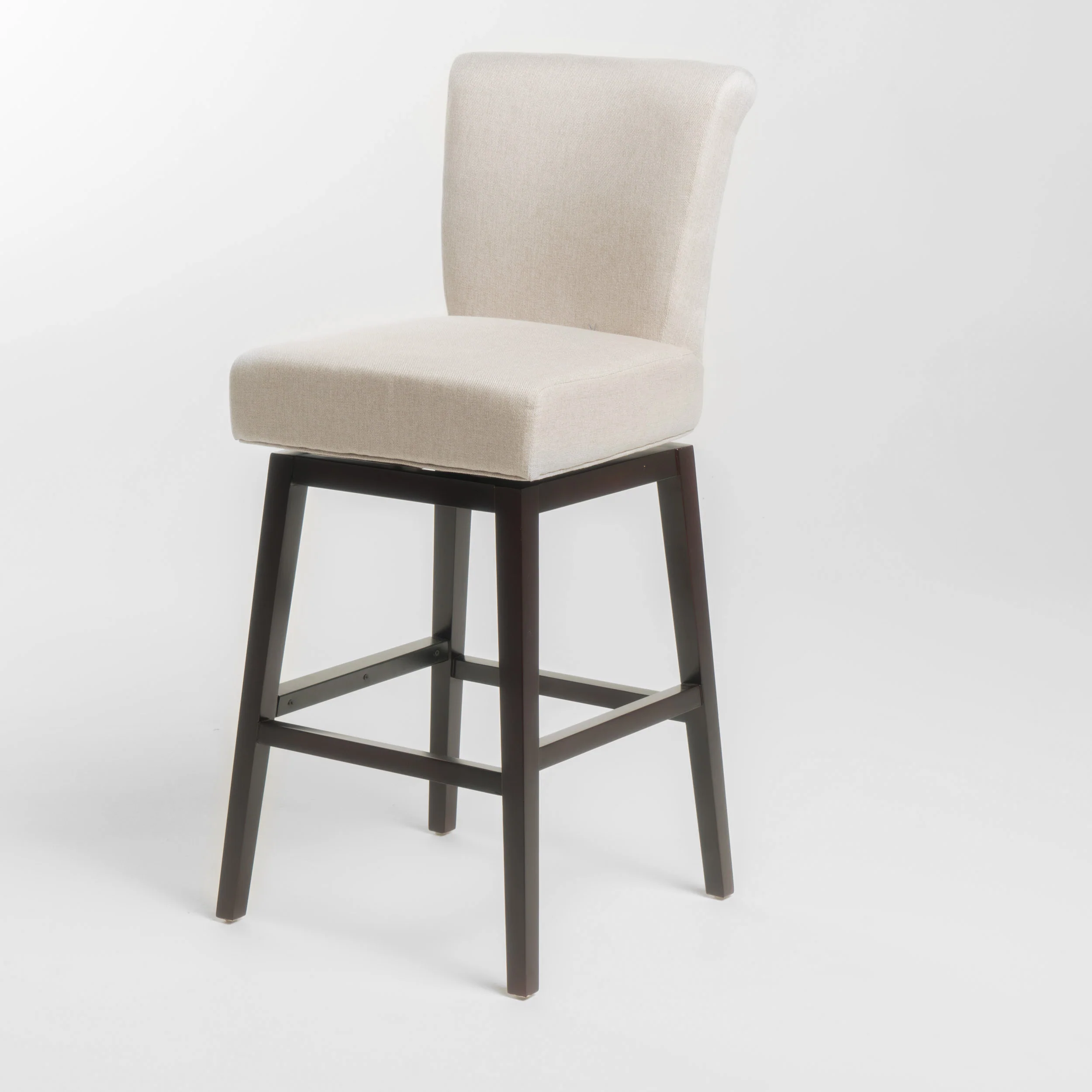 Tristan 32-Inch Wheat Fabric Swivel Barstool - furnishings
