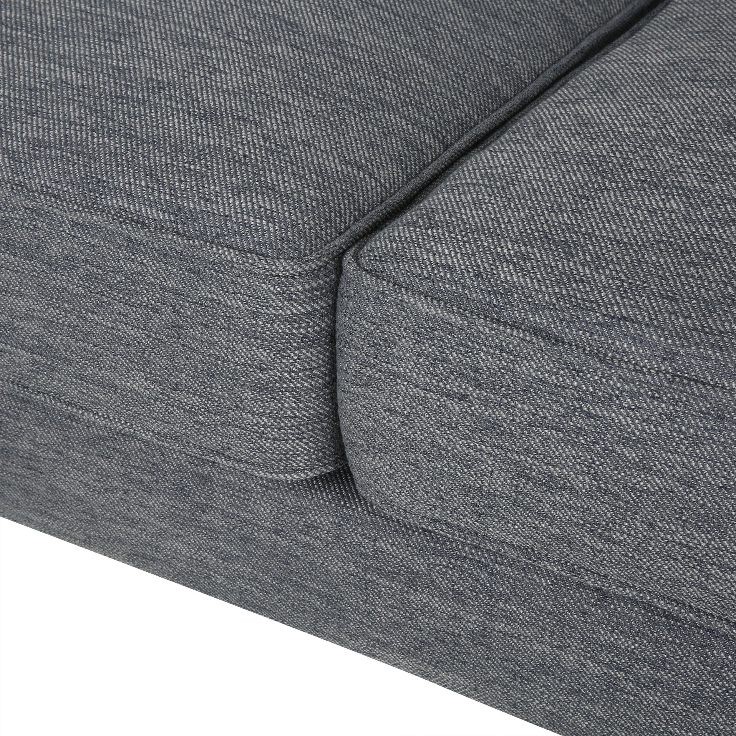 Nimsi Contemporary 3 Seater Fabric Sofa - furnishings