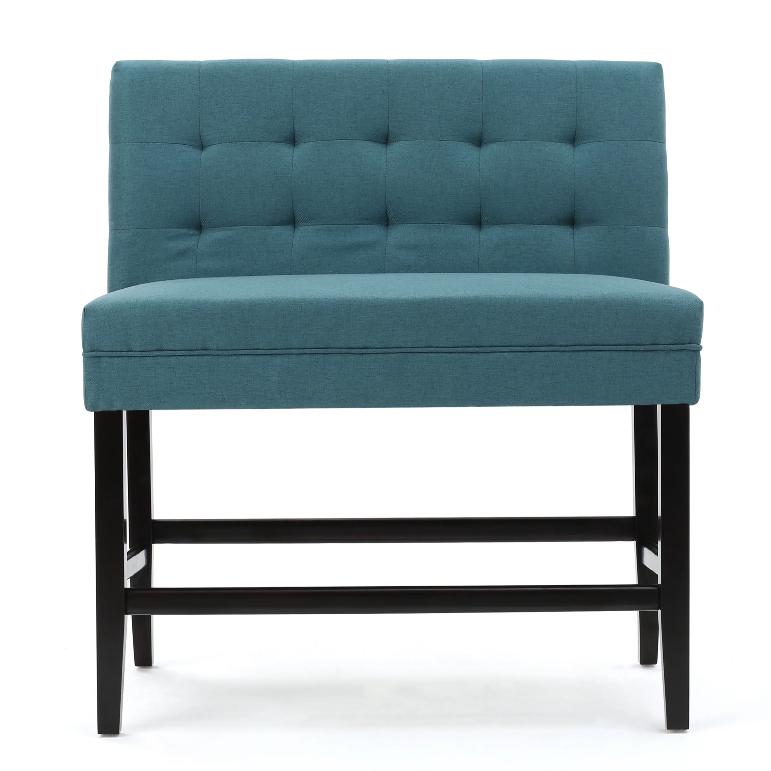 Paddy Tufted Back Fabric 26-Inch Barstool Bench - furnishings