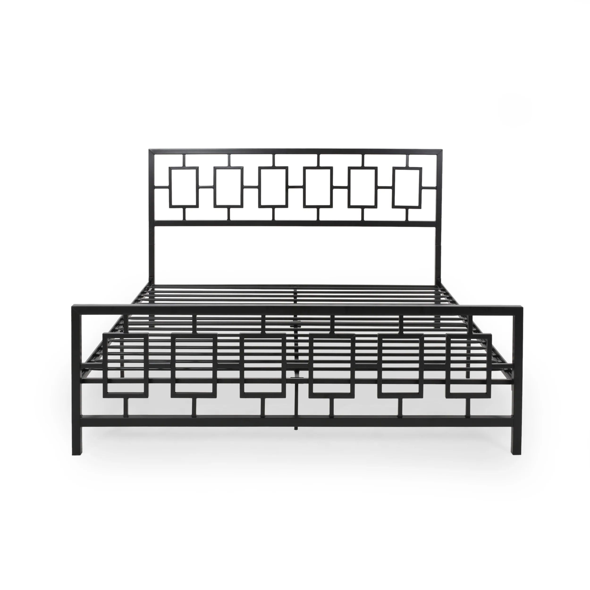 Dawn Modern Iron King Bed Frame - furnishings