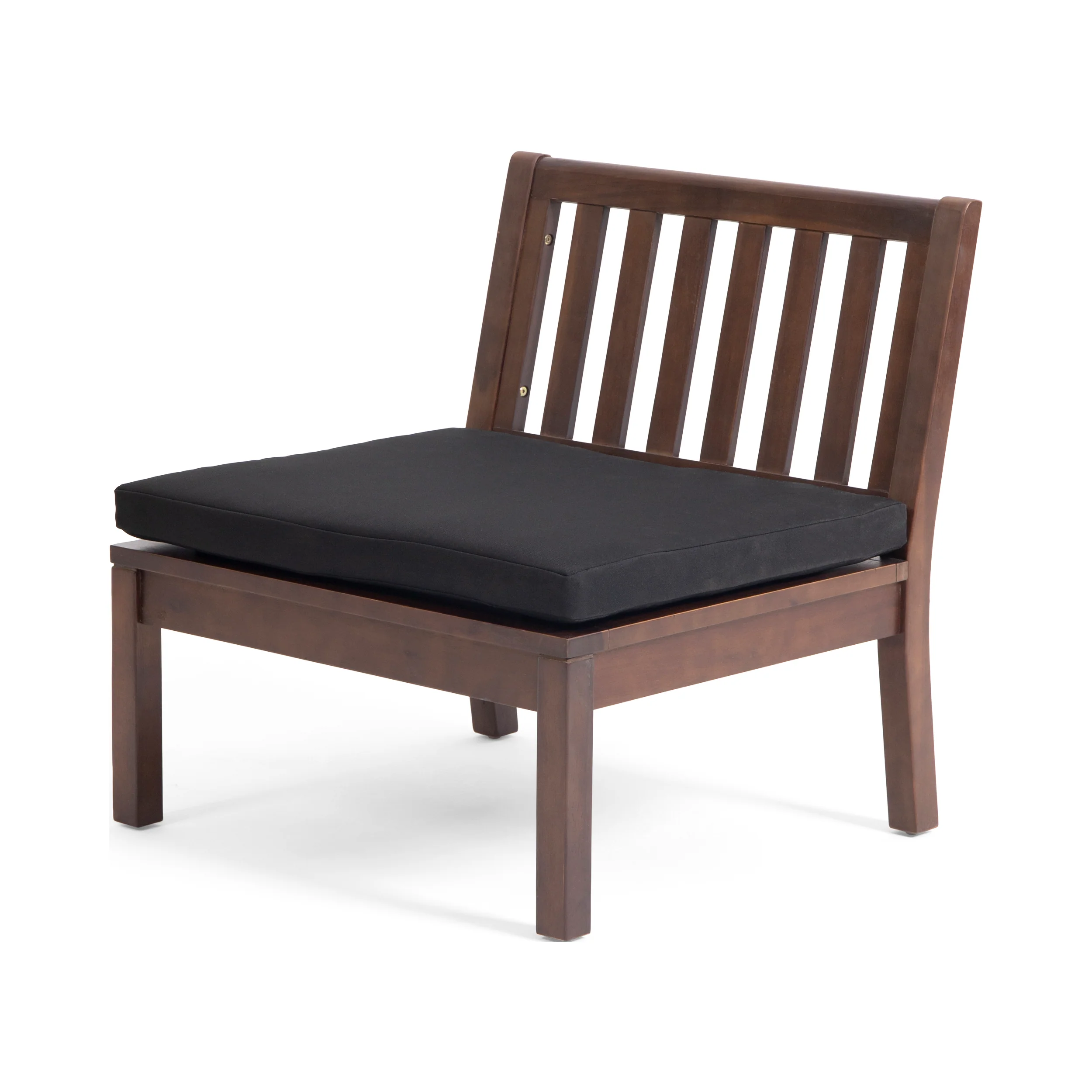 Arth Outdoor Acacia Wood Chat Set with Coffee Table - furnishings