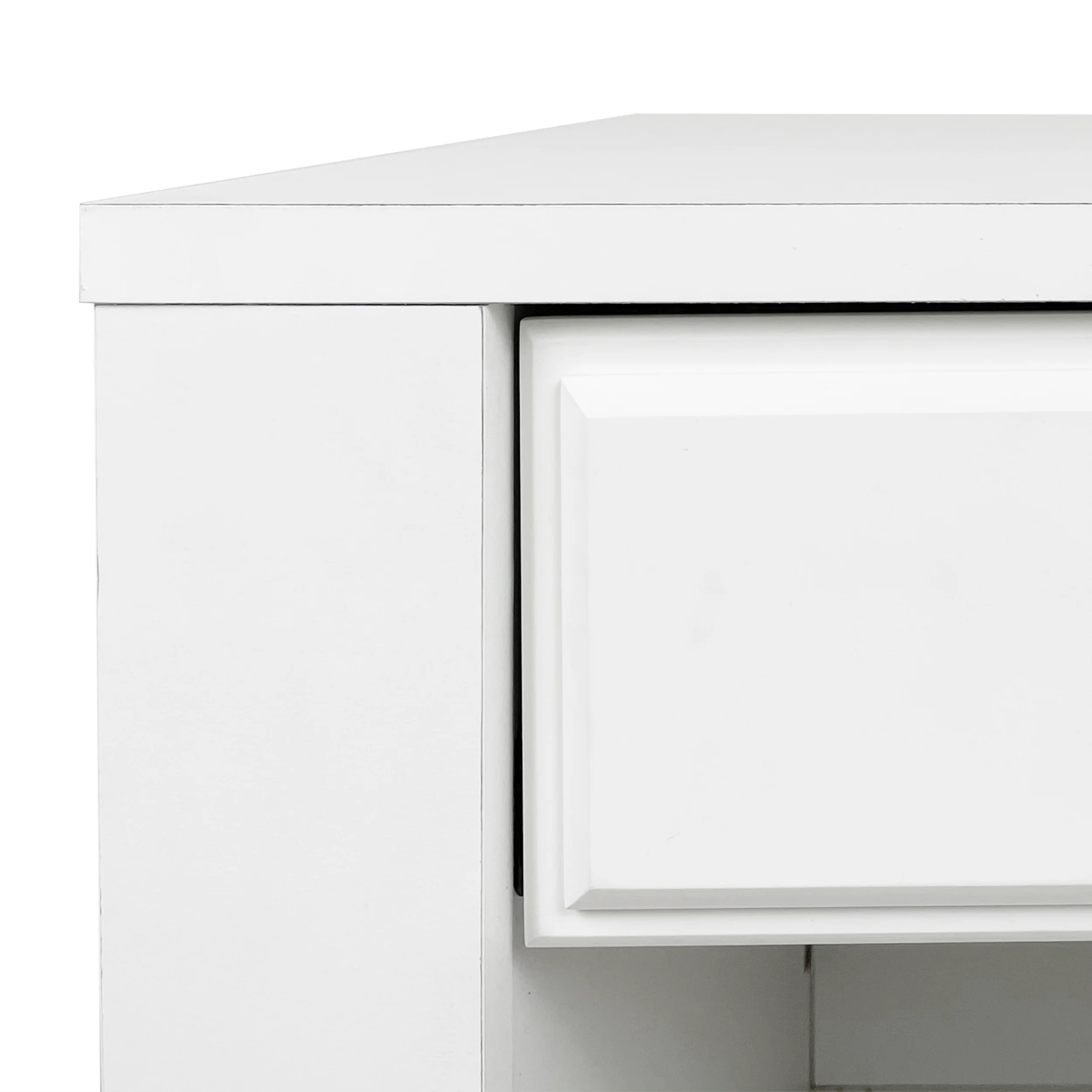 Cleary Contemporary Faux Wood Nightstand with Drawer - furnishings