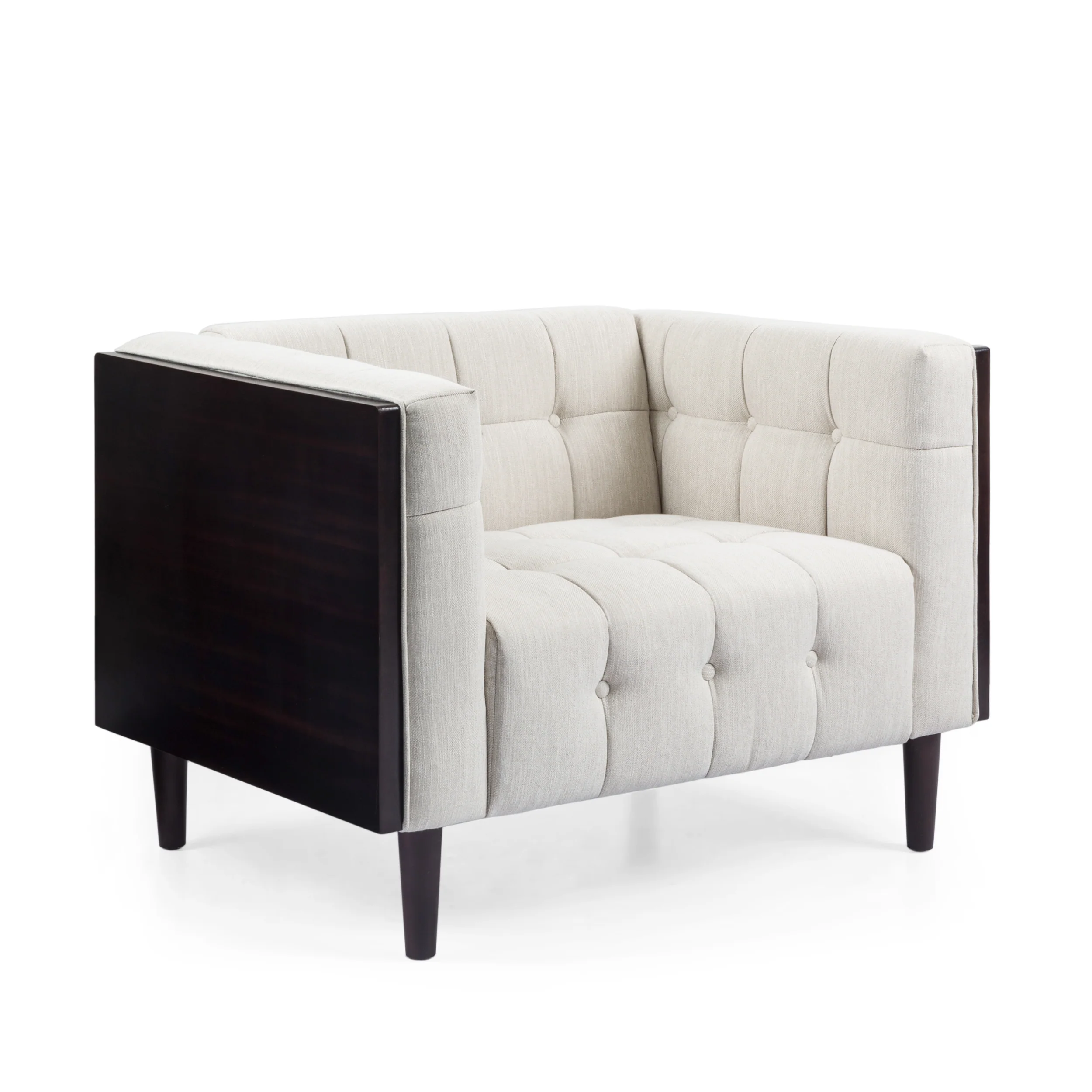 Croton Contemporary Tufted Club Chair - furnishings