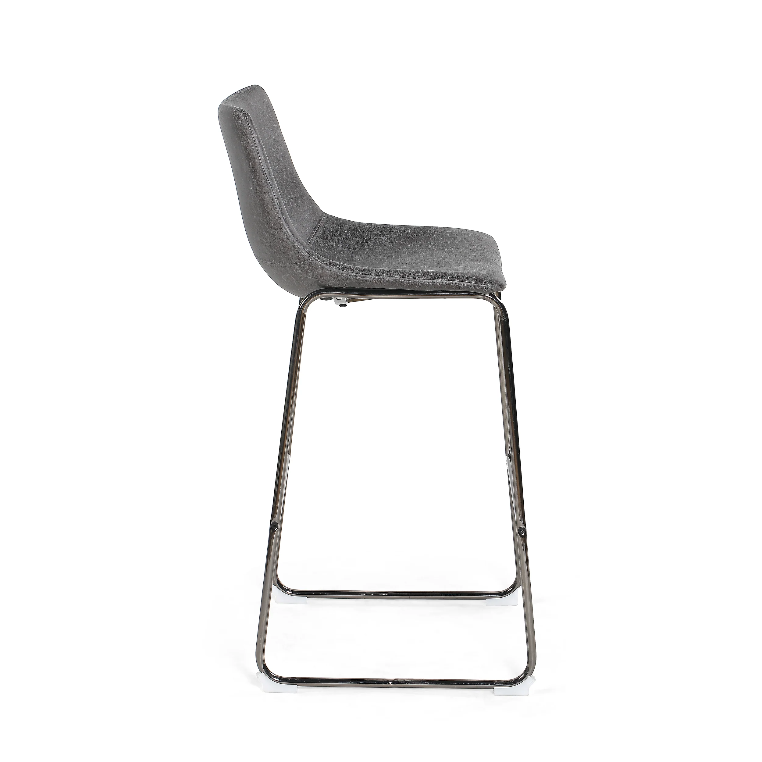 San Modern Microfiber Bar Stool - furnishings