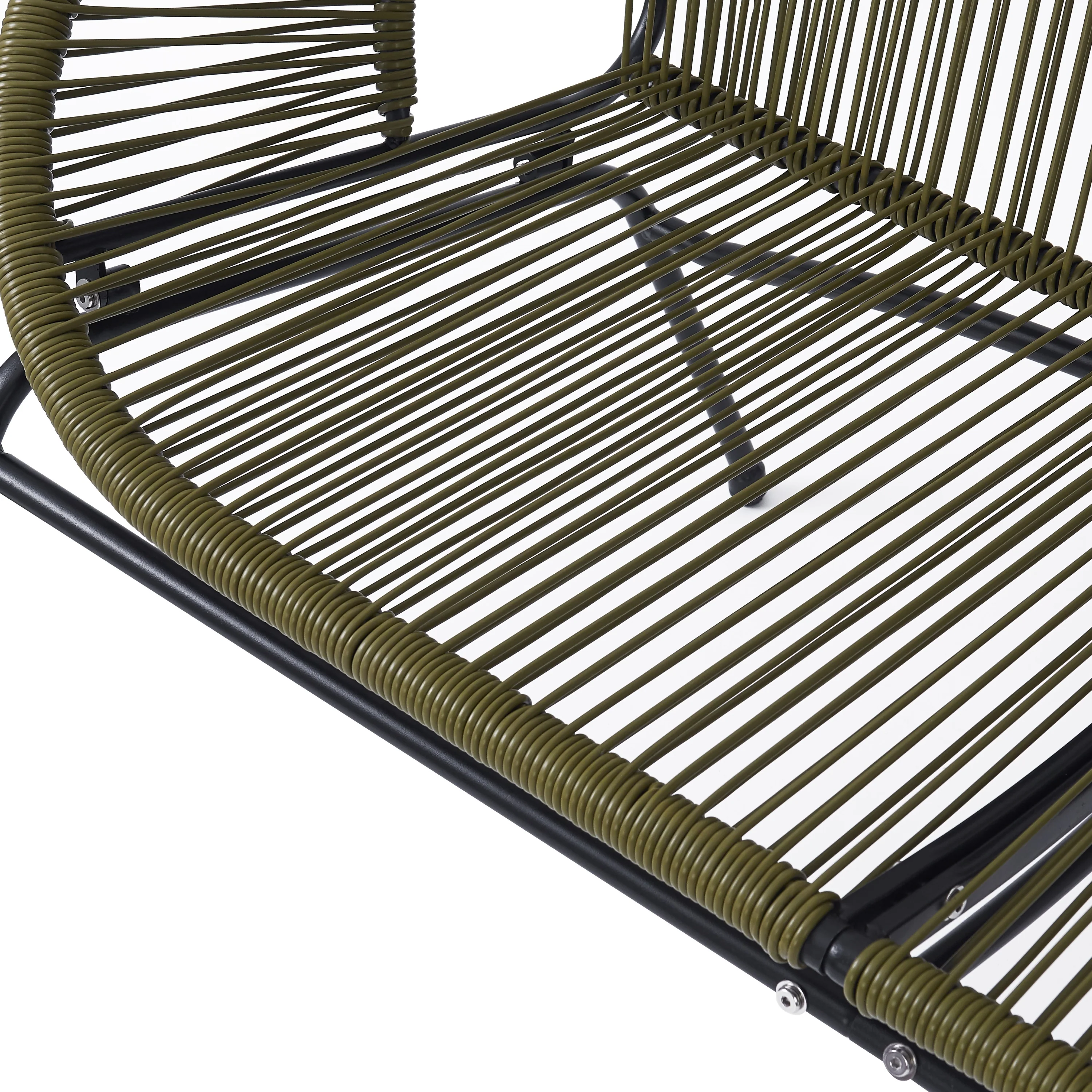 Maeliss 2-Person Faux Rattan Outdoor Patio Bench - furnishings