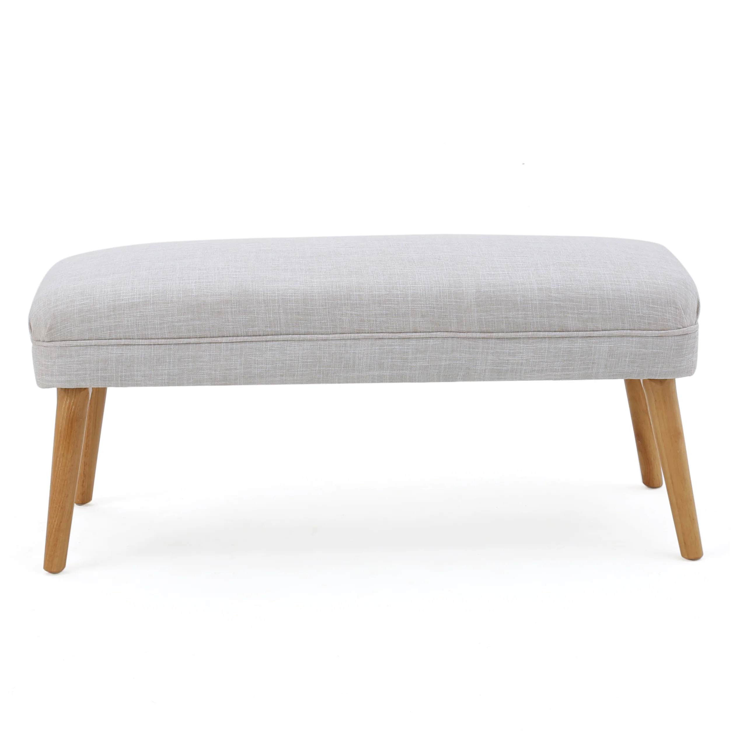 Dumont Mid Century Modern Fabric Ottoman Bench - furnishings