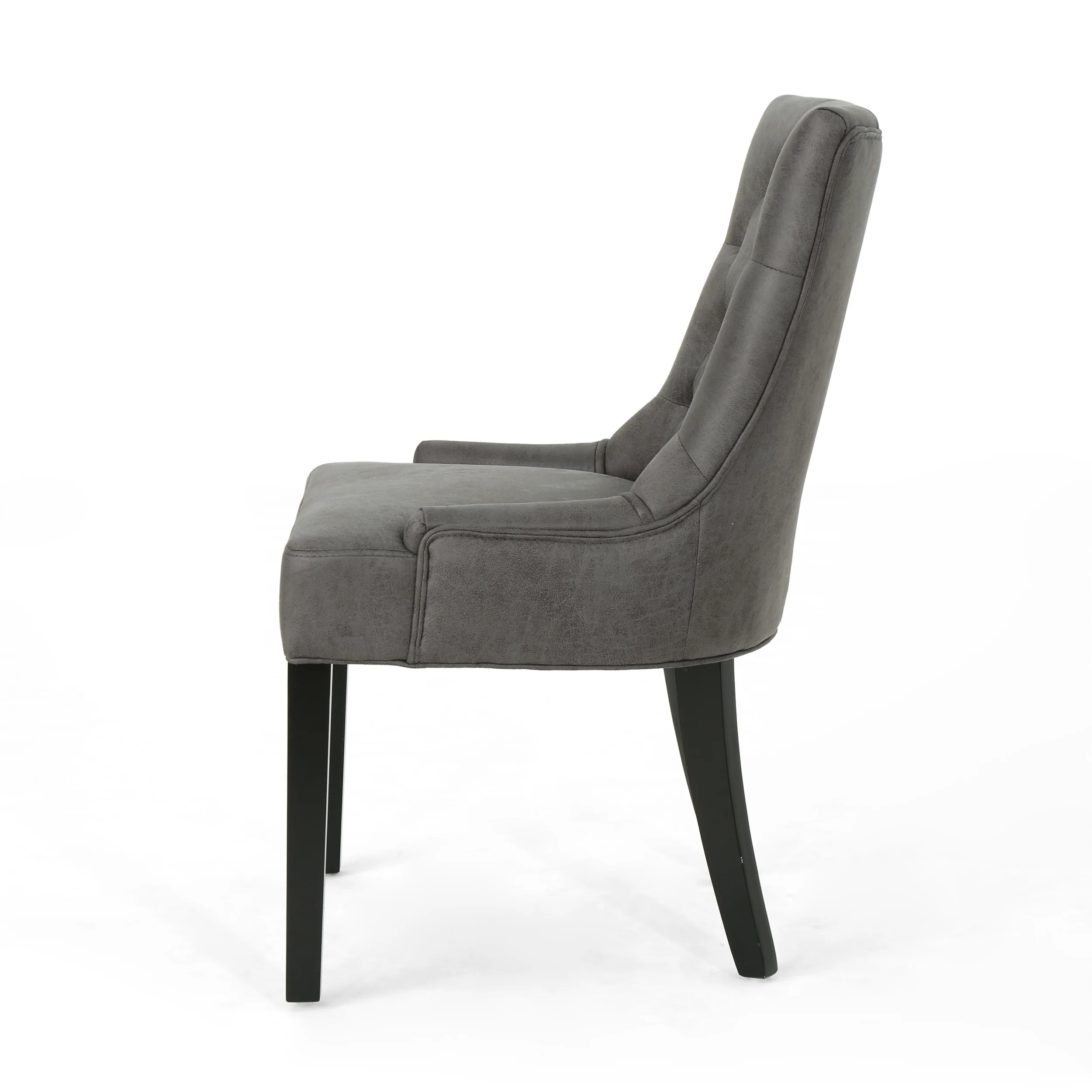 Sarah Traditional Microfiber Dining Chairs (Set of 2) - furnishings