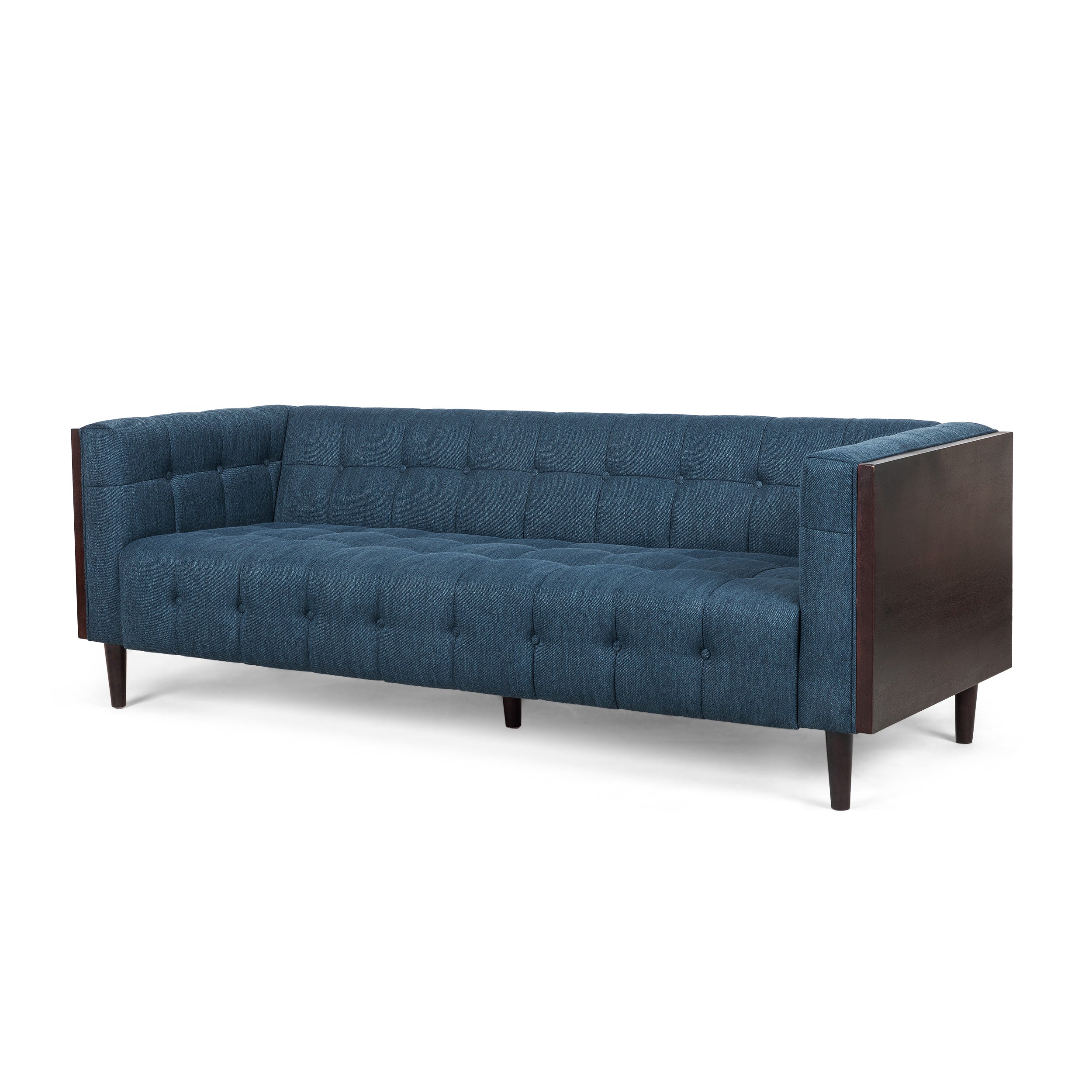 Croton Contemporary Tufted 3 Seater Sofa - furnishings