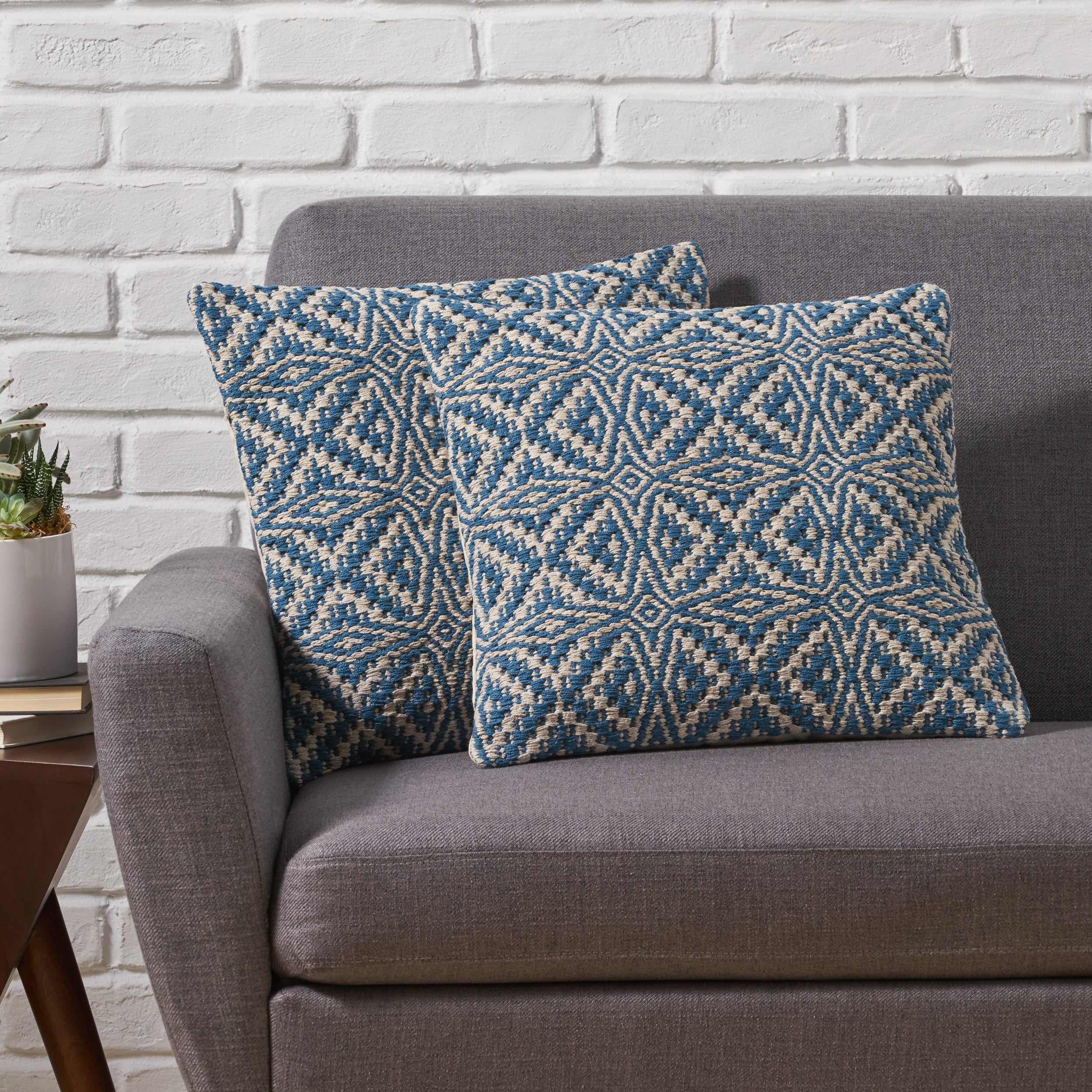 Aabidah Boho Cotton Pillow Cover (Set of 2) - furnishings