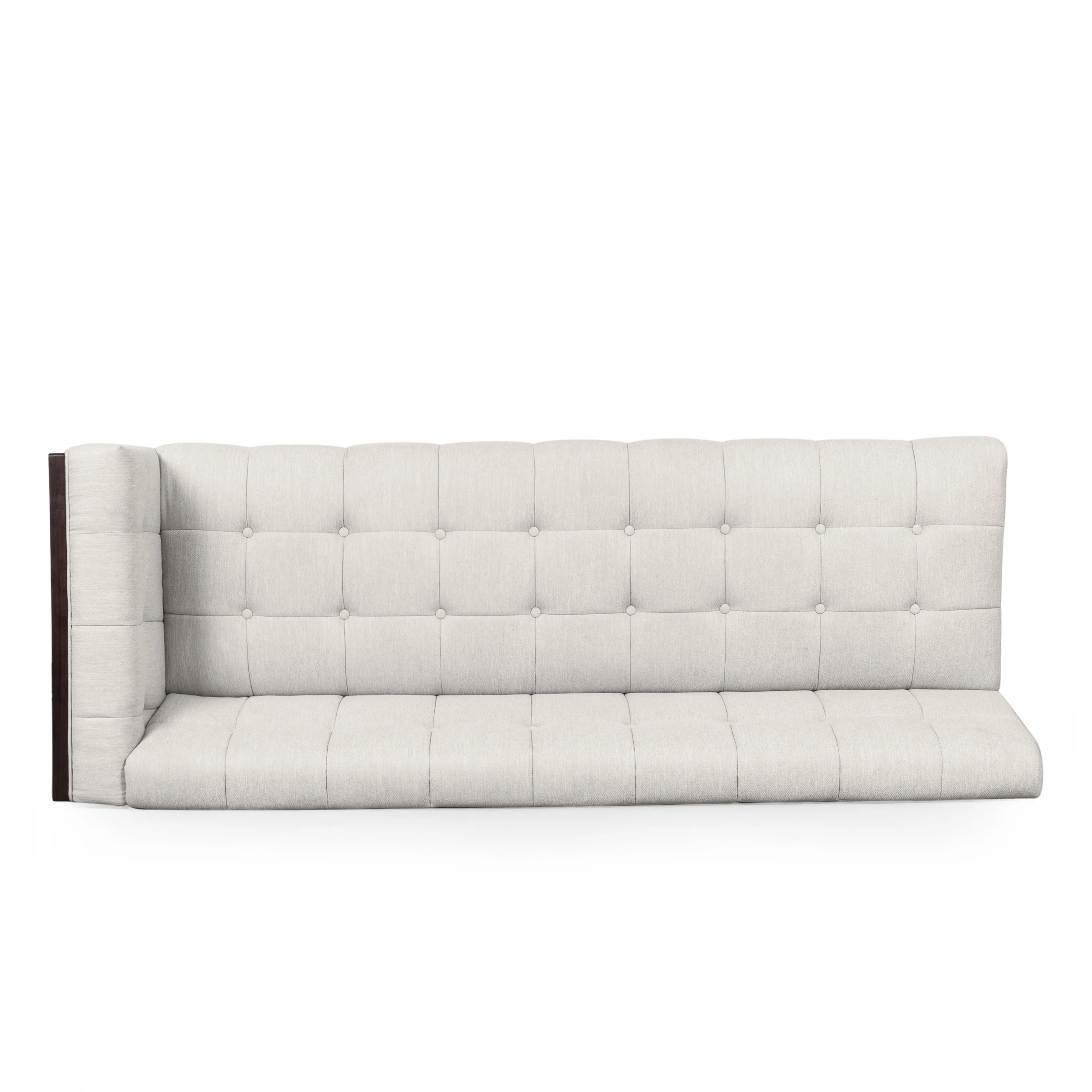 Warnock Mid-Century Modern Fabric Tufted Sectional Sofa Set - furnishings