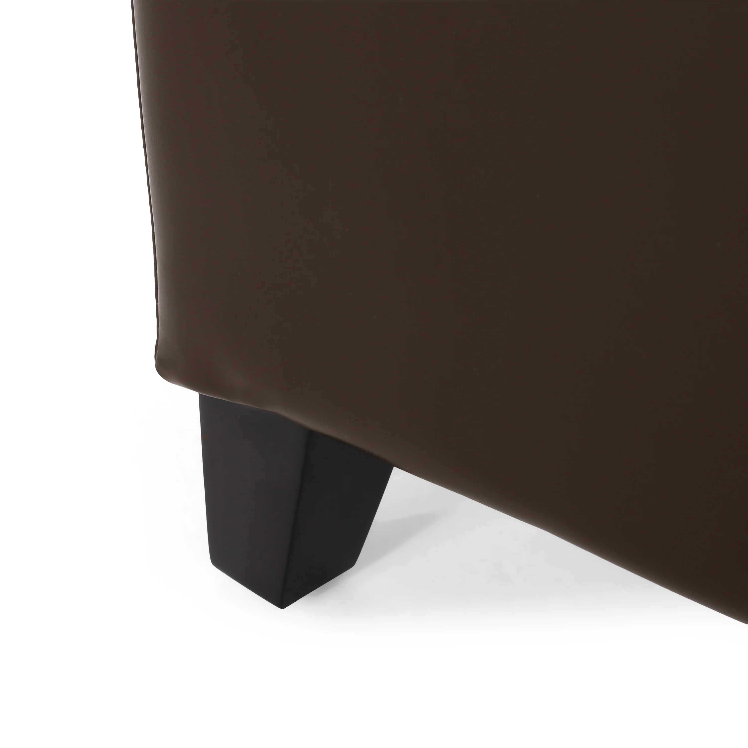 Stratford Leather Storage Ottoman Bench - furnishings
