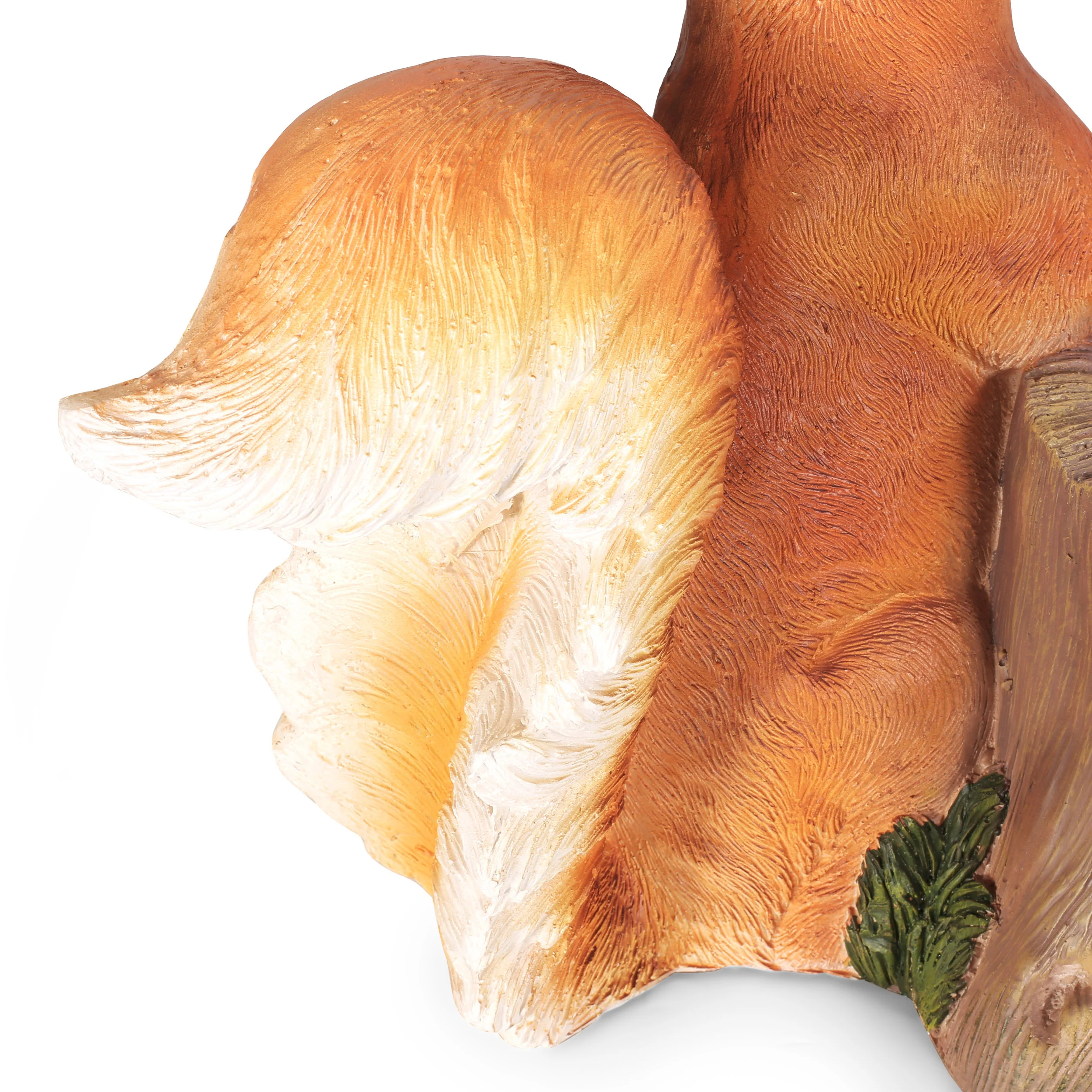 Wallen Outdoor Decorative Squirrel Planter, Brown - furnishings