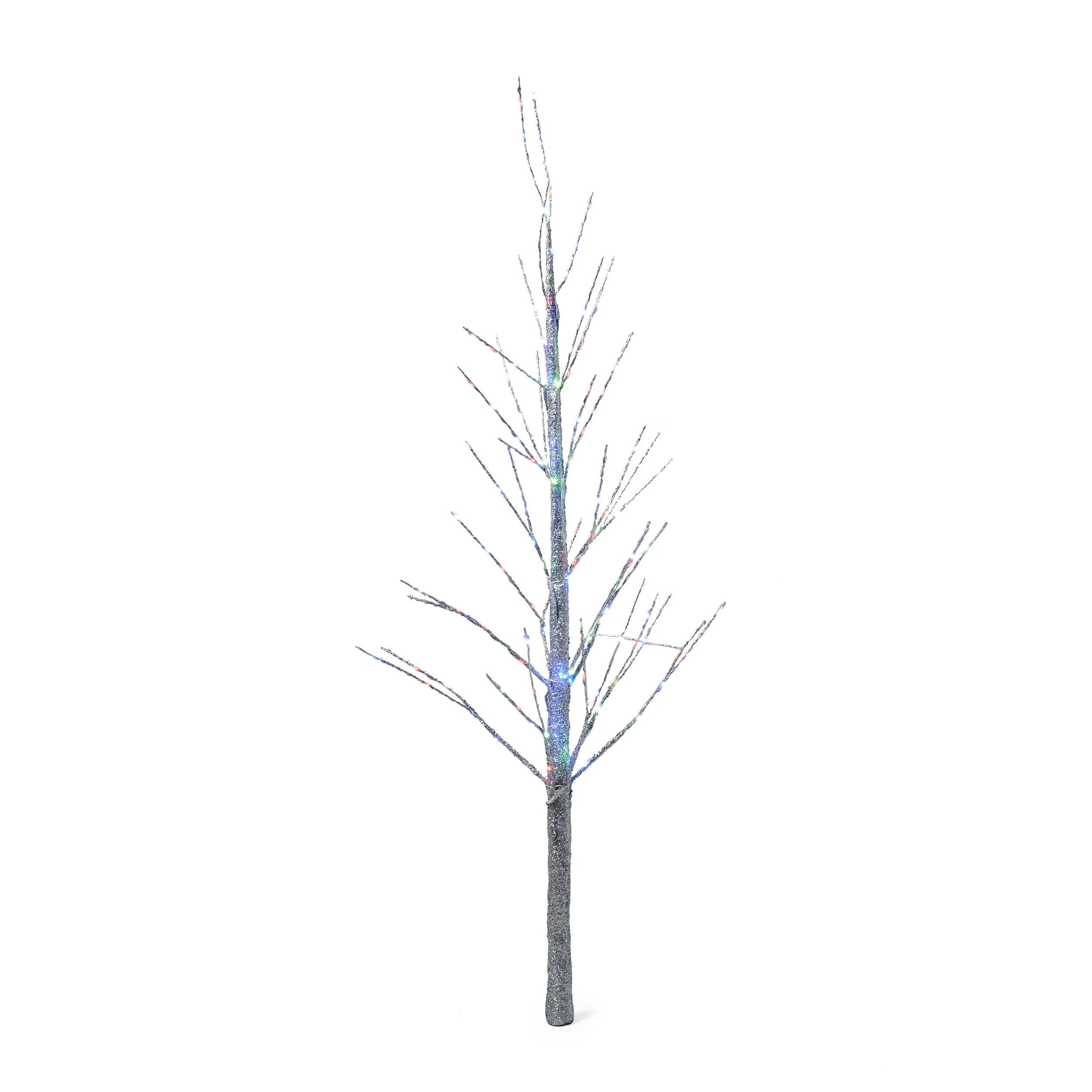 Abdi 4-foot Pre-Lit 152 Multi-Color LED Artificial Christmas Twig Tree - furnishings