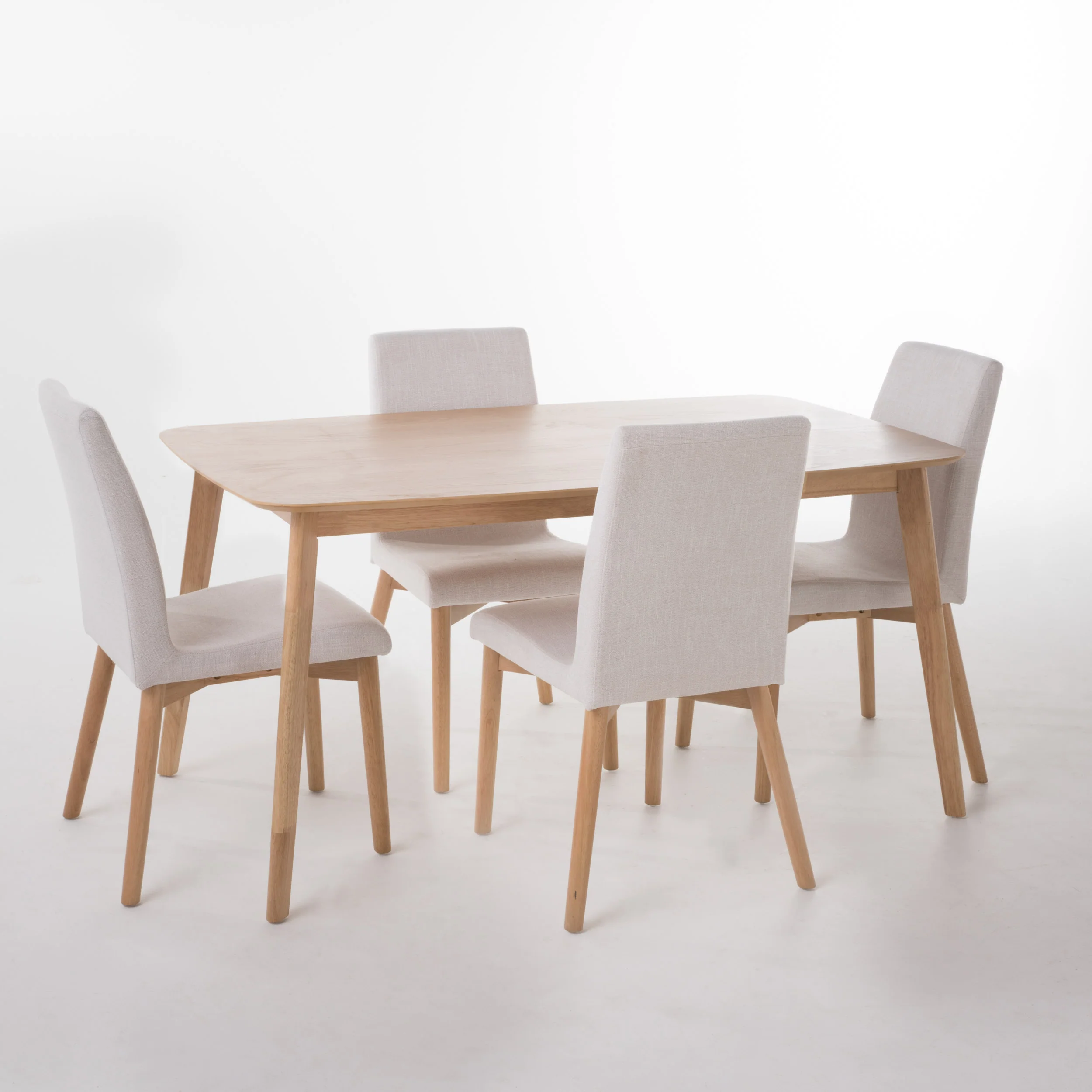 Katherine Mid-Century Modern 5 Piece Dining Set - furnishings