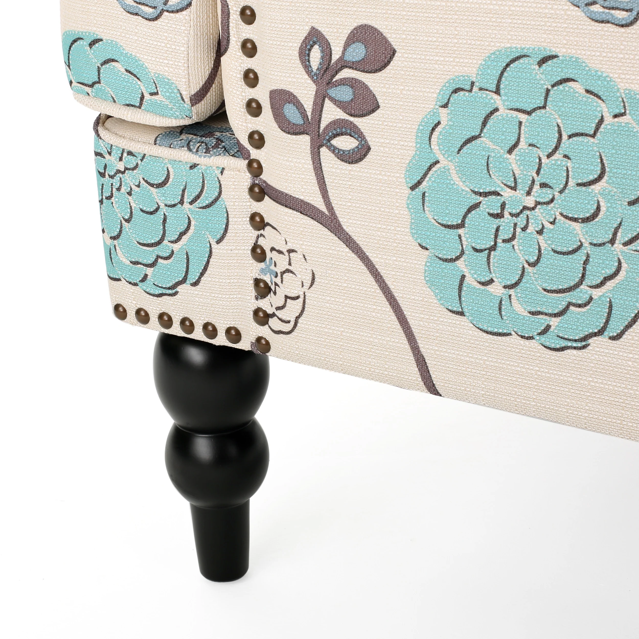 Madene Tufted Back Fabric Club Chair - furnishings