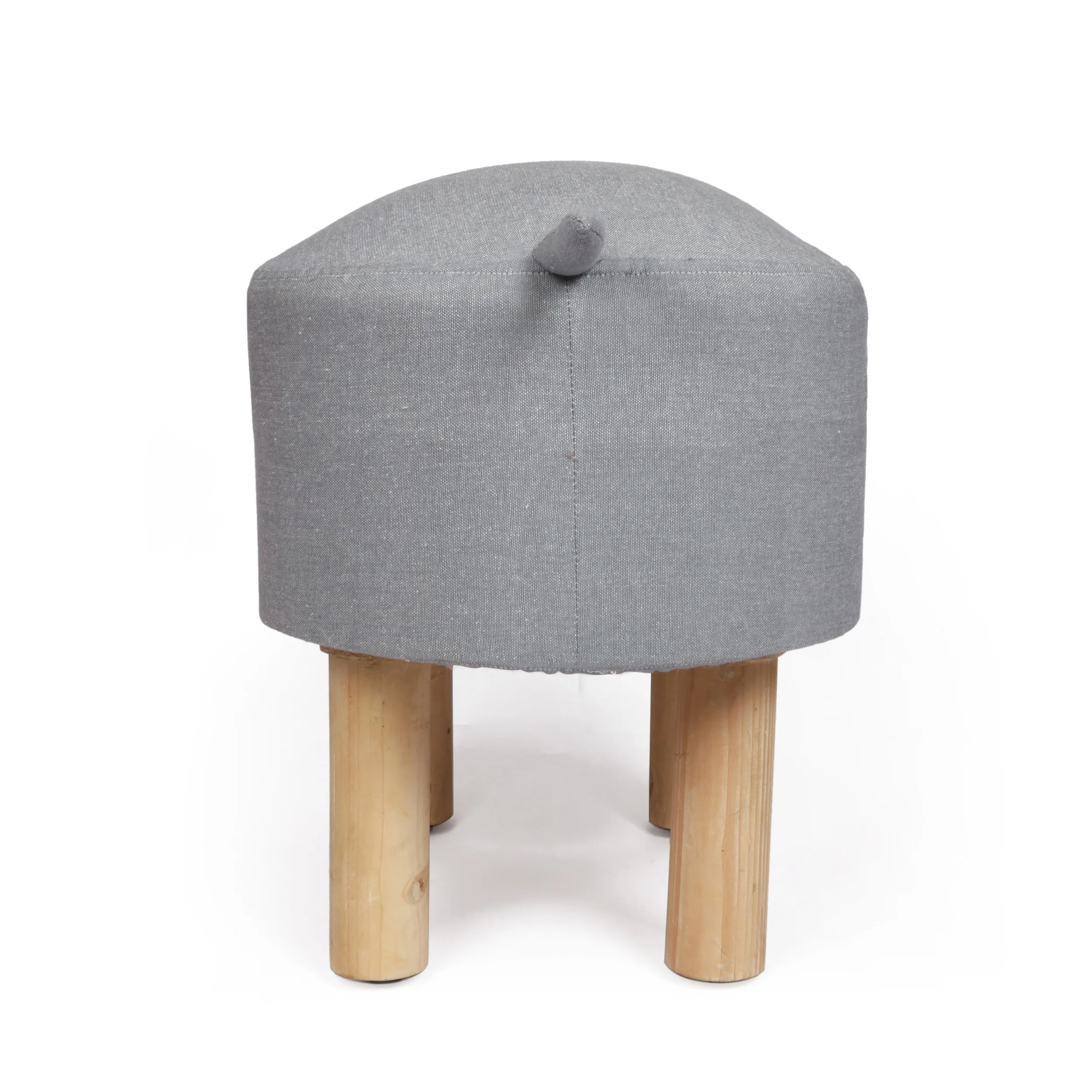 Yossef Contemporary Fabric Upholstered Elephant Ottoman - furnishings