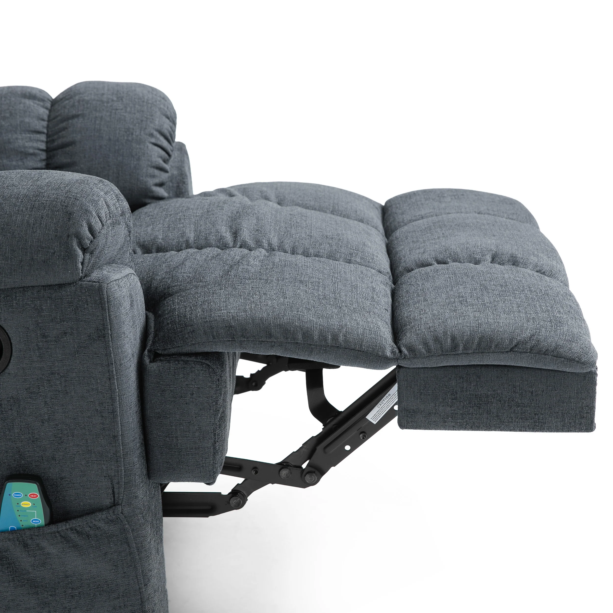 Siloam Contemporary Pillow Tufted Massage Recliner - furnishings