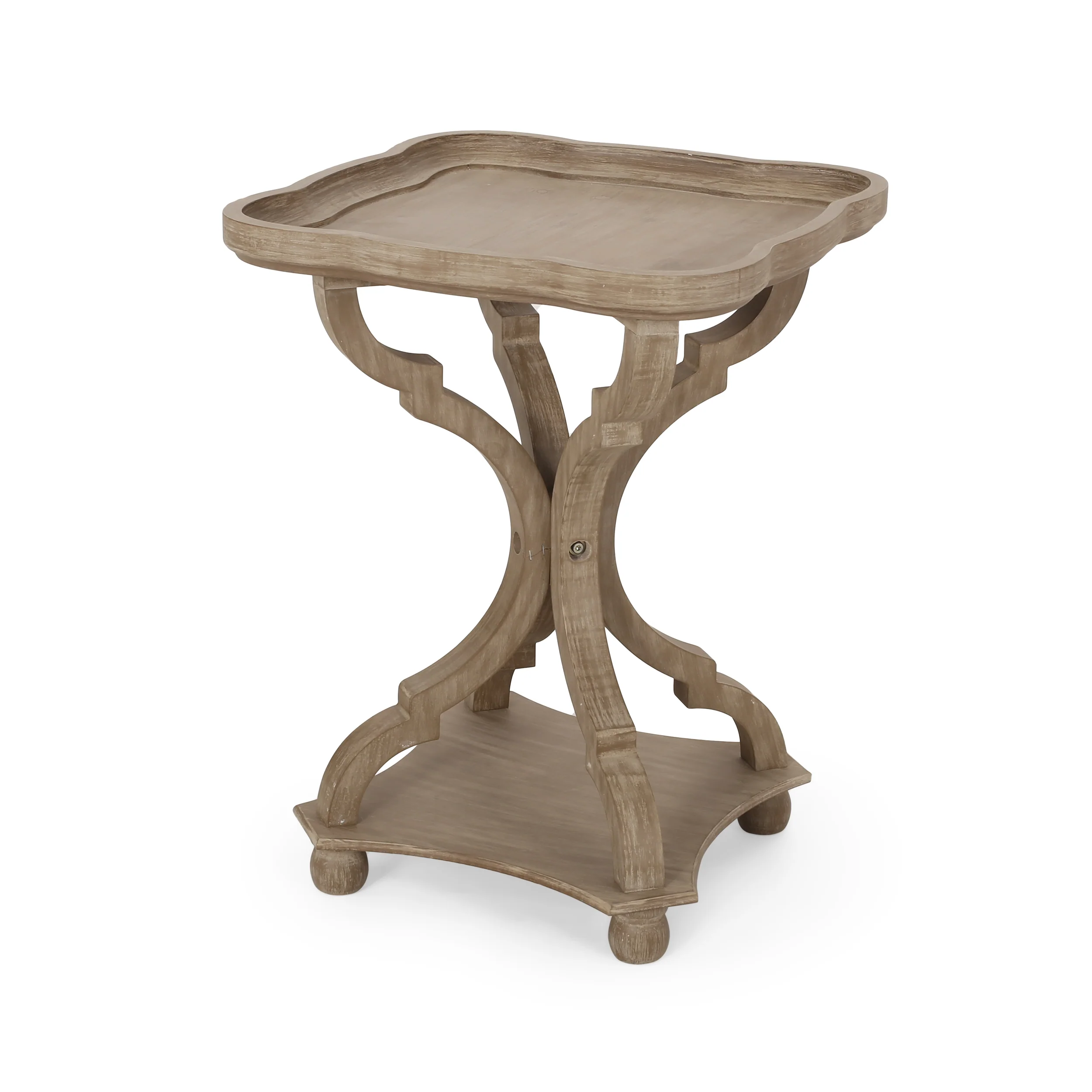 Dianelly French Country Accent Table with Square Top - furnishings