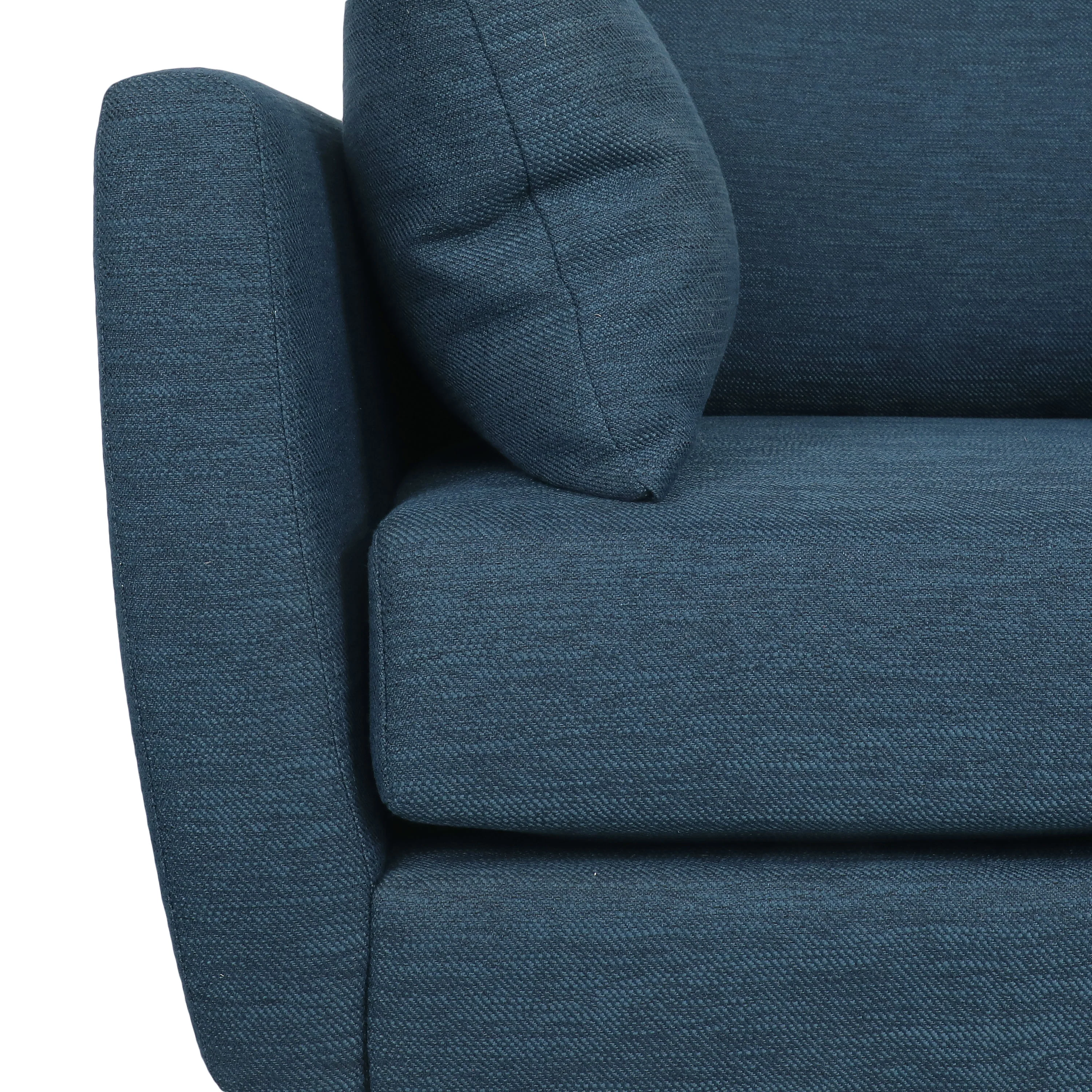 Viewland Contemporary Fabric Upholstered Club Chair with Accent Pillows - furnishings