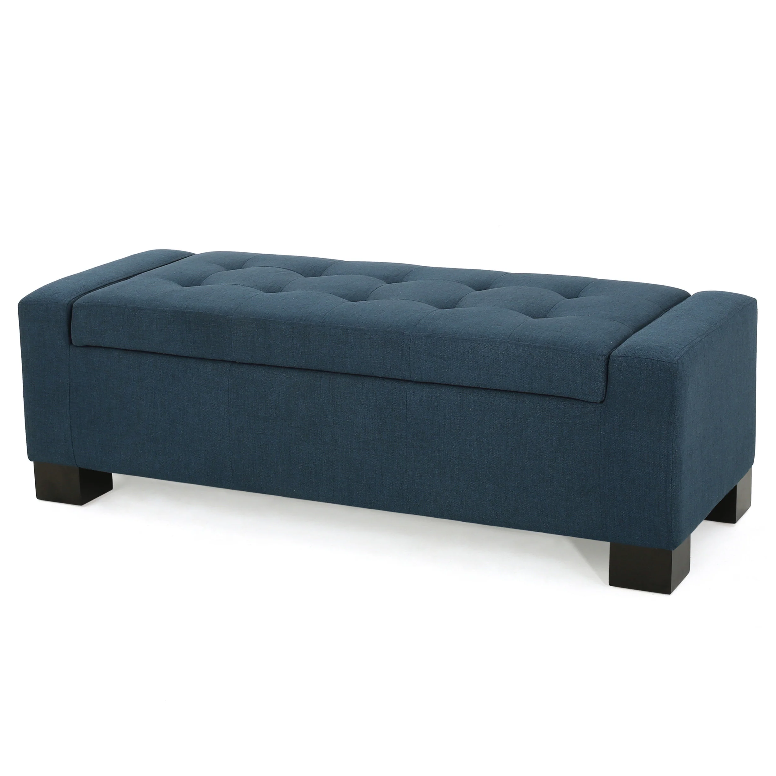 Legacy Tufted Top Fabric Storage Ottoman - furnishings