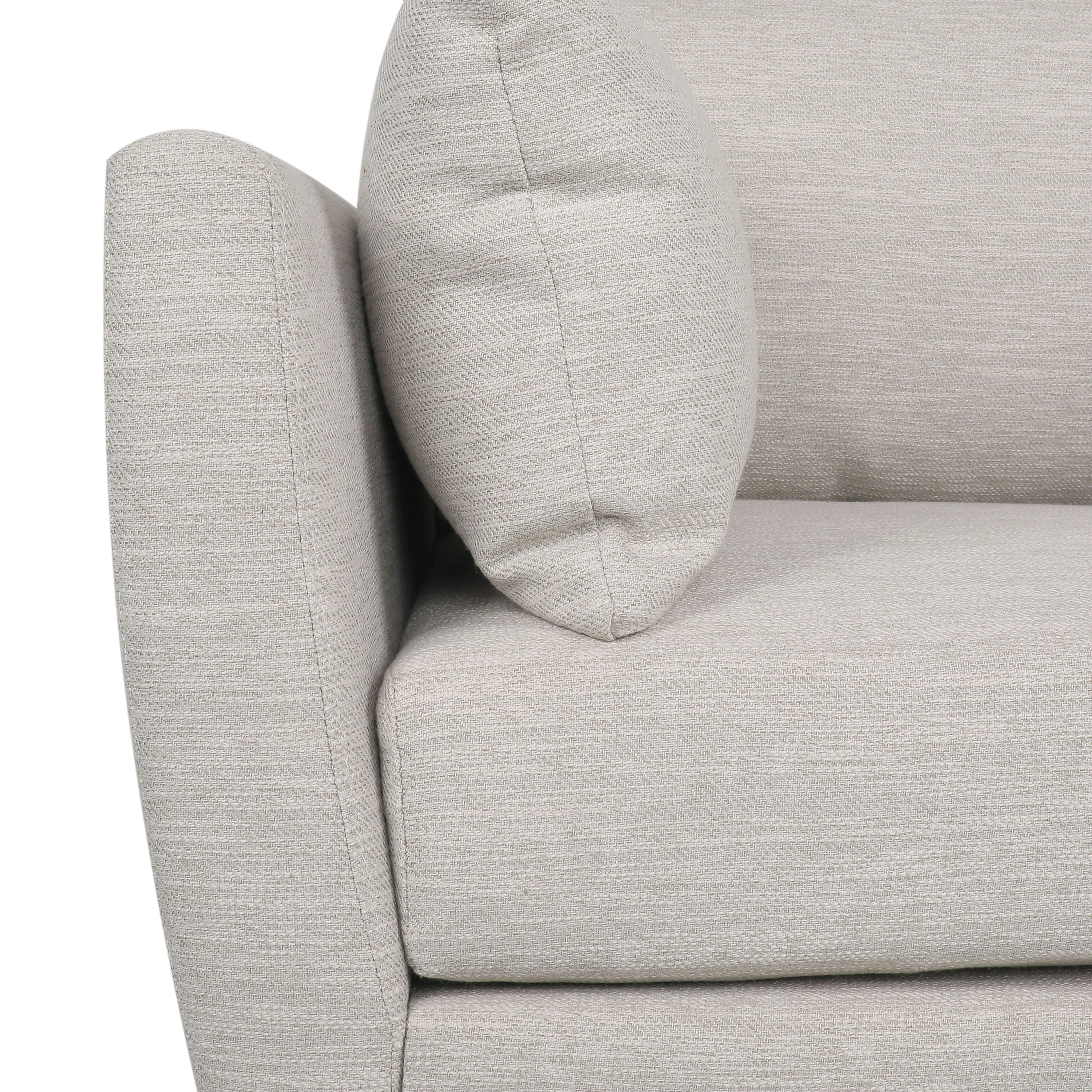 Viewland Contemporary Fabric Upholstered Club Chair with Accent Pillows - furnishings