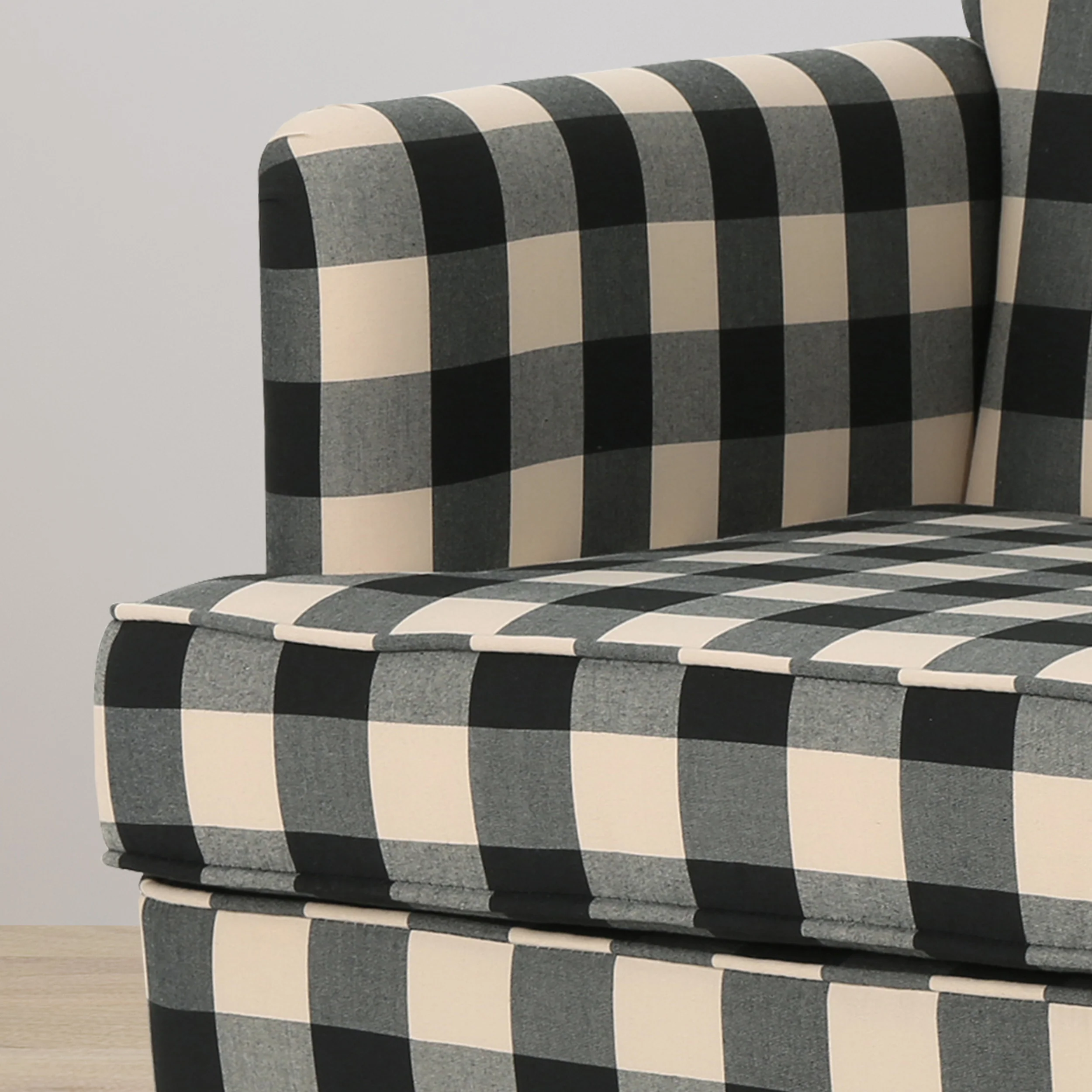 Eve Tufted Fabric Club Chair - furnishings